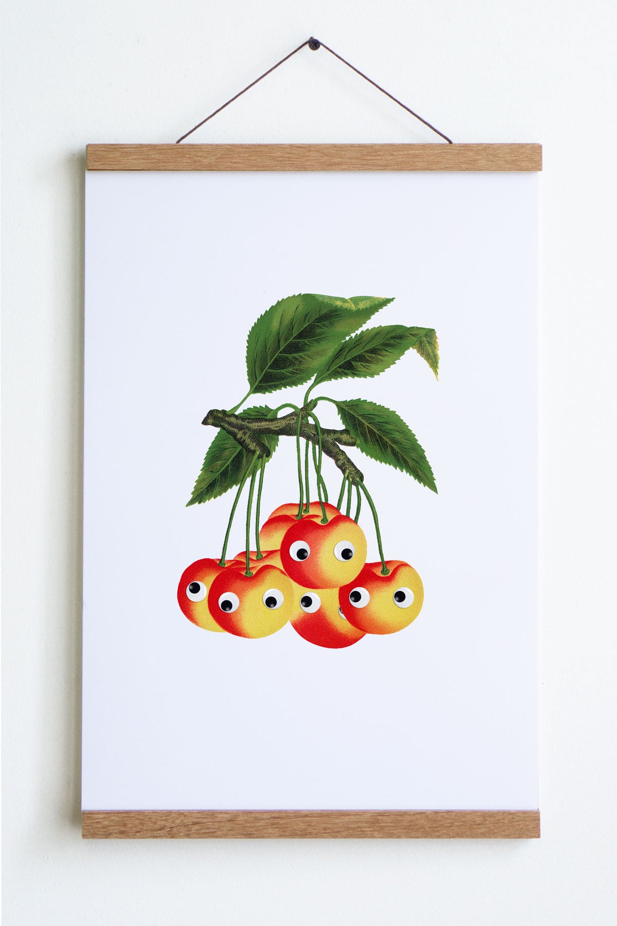 Googly Cherries Print