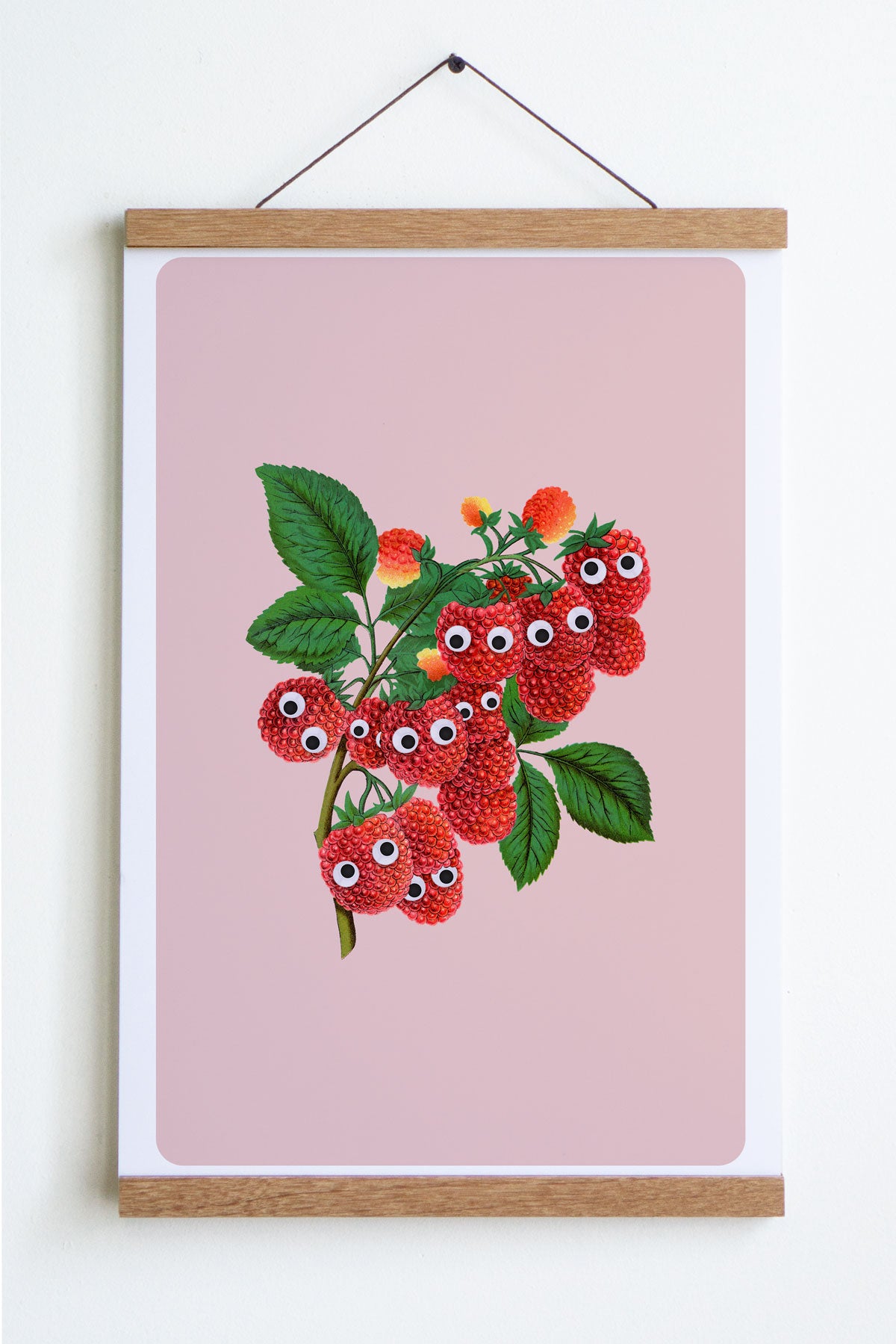 Googly Raspberries Print
