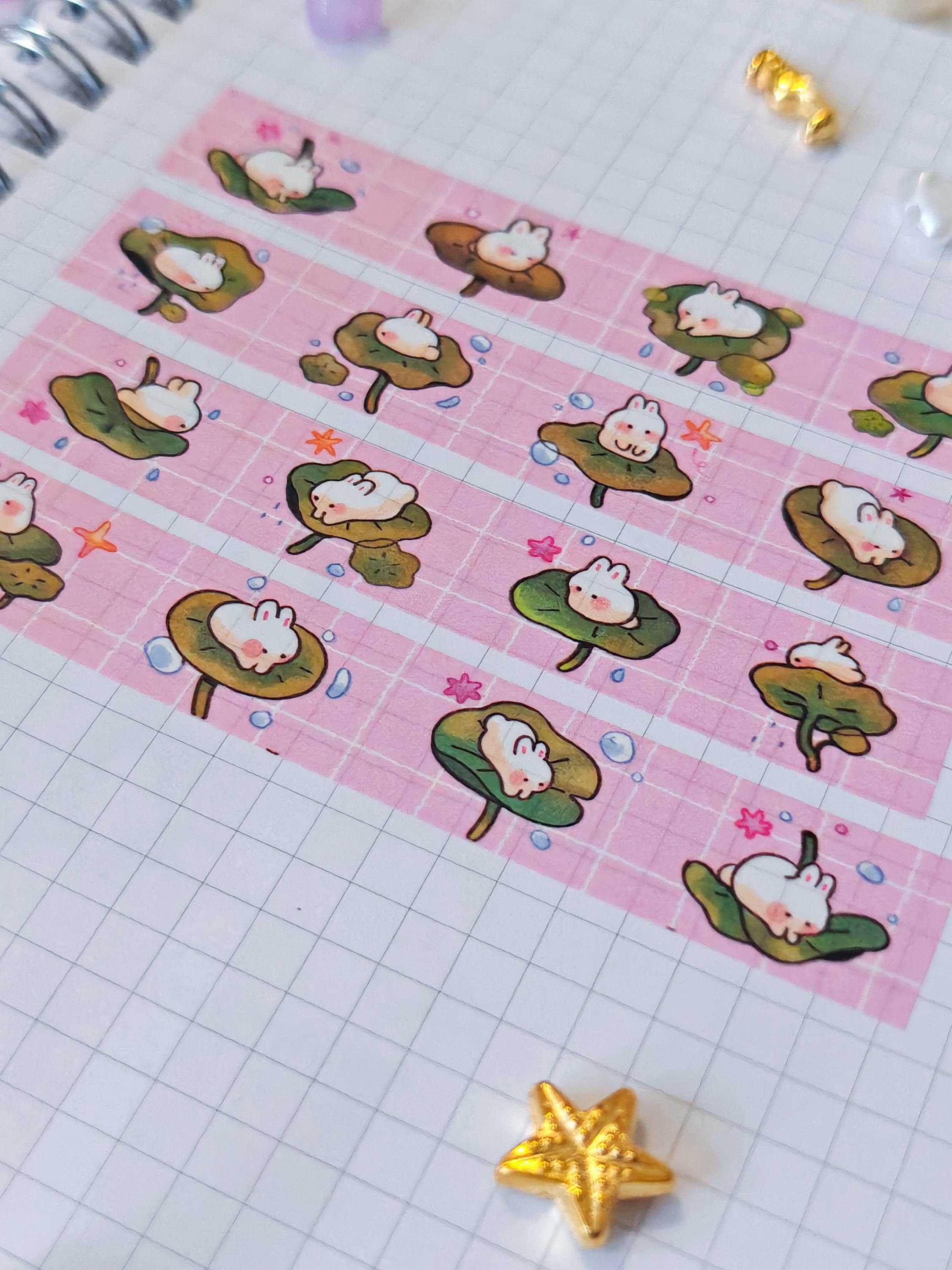 Lotus Bunny Washi Tape