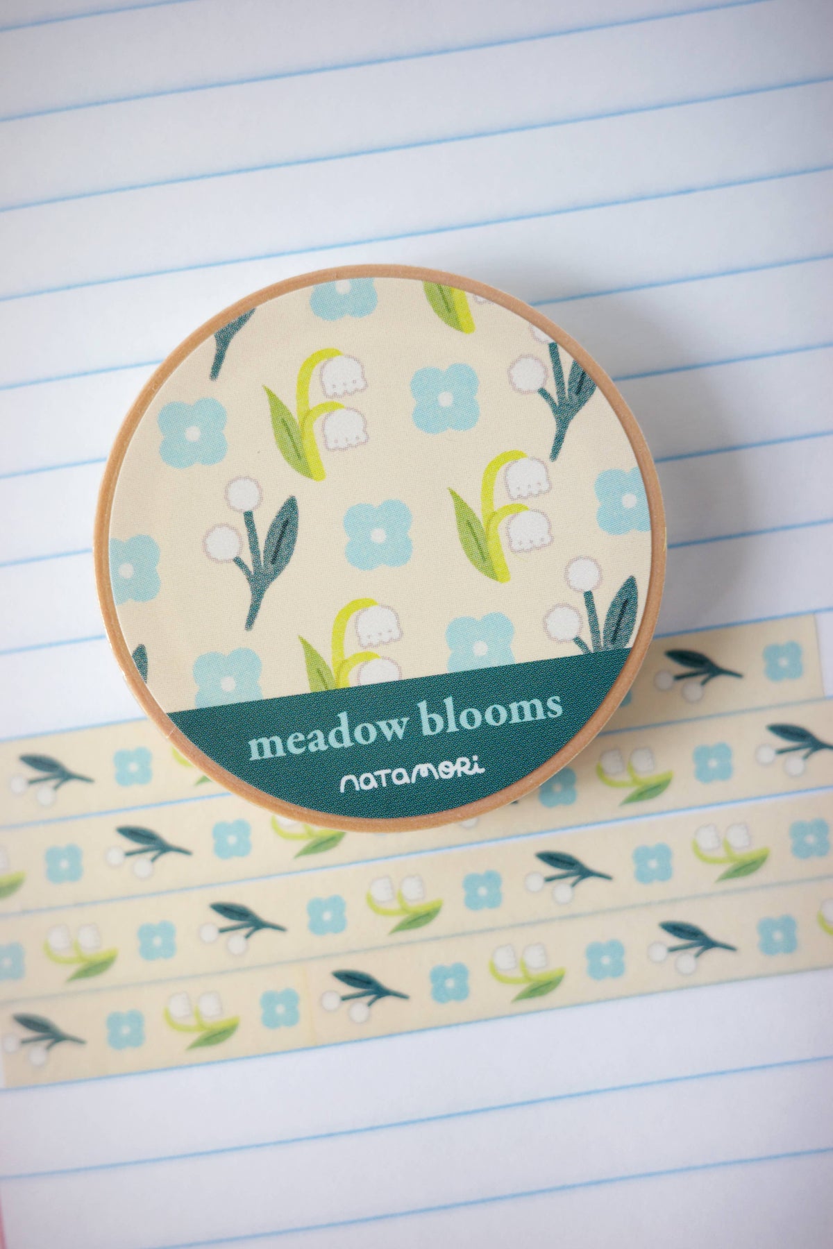 Ruban Décoratif Mince 'Meadow Blooms'