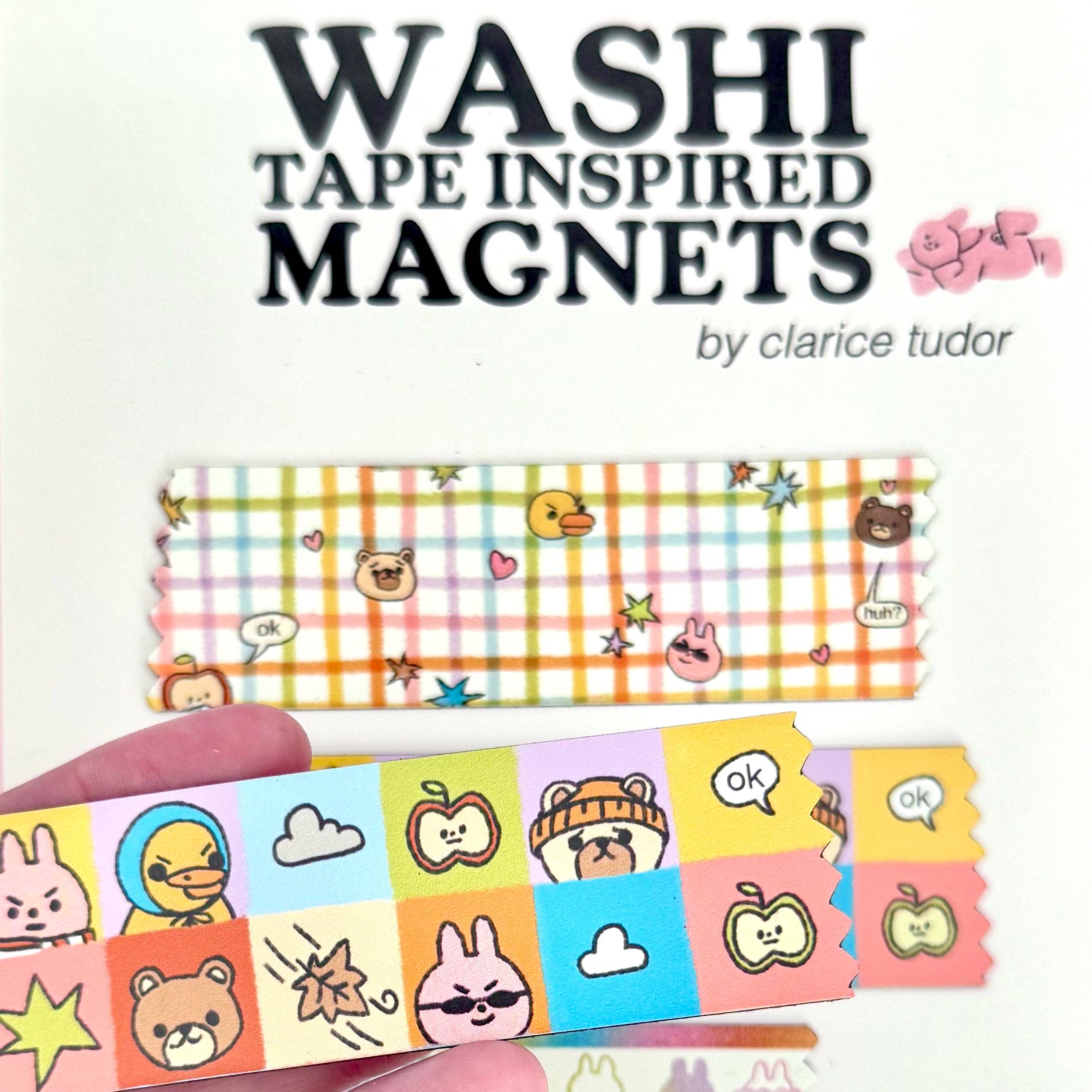 Paquet d'Aimants 'Washi Tape'