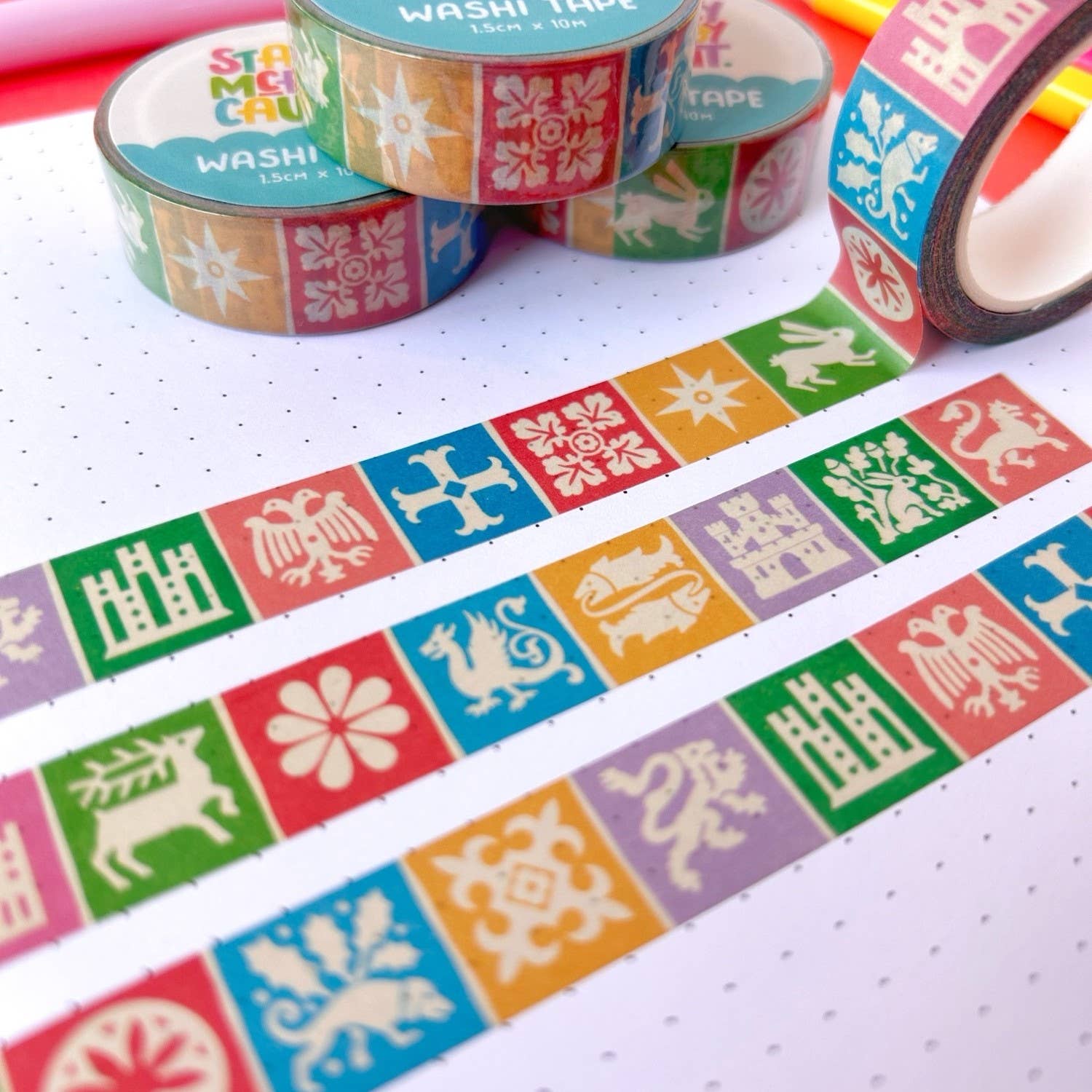Medieval Tiles Washi Tape