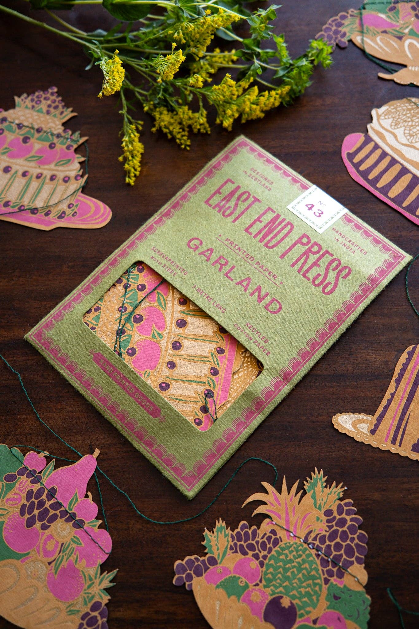 Banquet Screen Printed and Sewn Garland