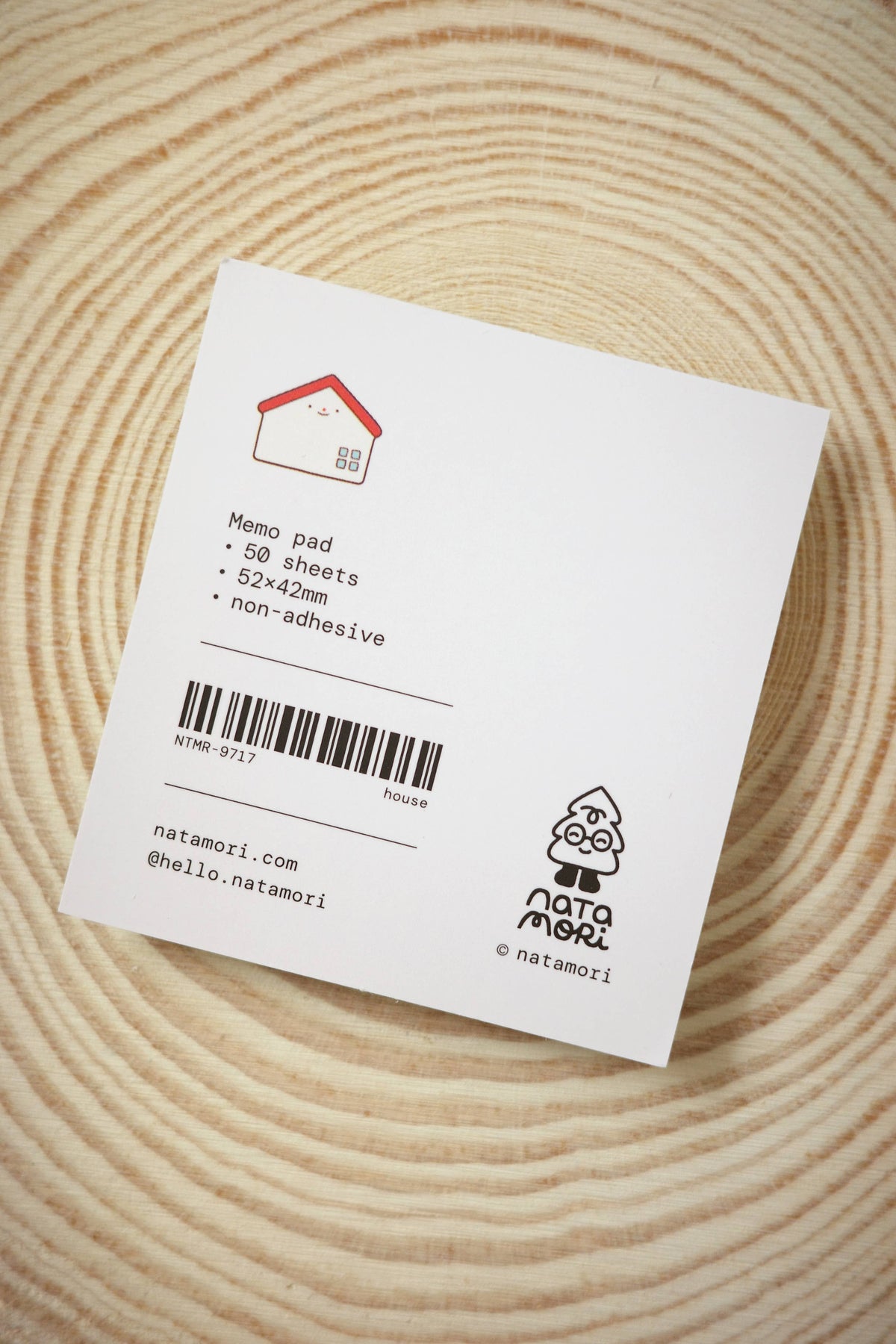 House - tiny memo pad