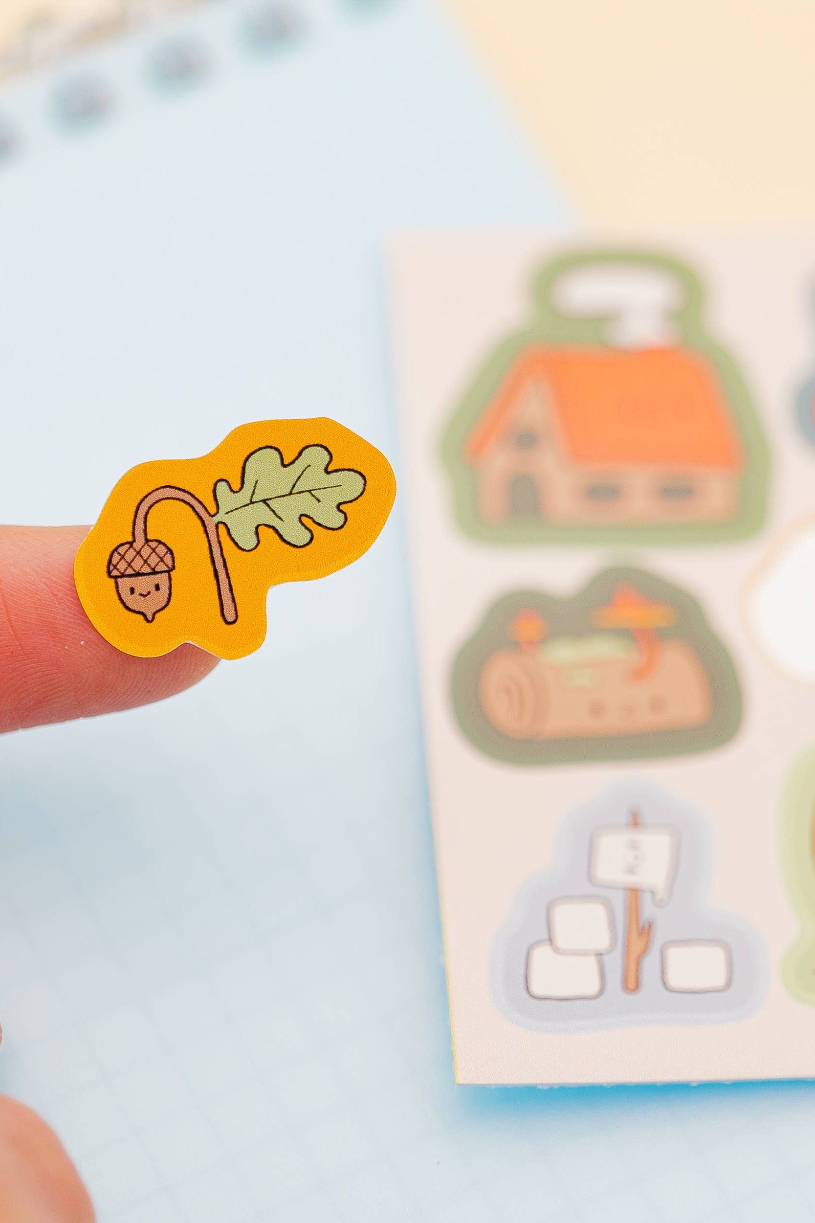 Planche de mini-autocollants Woods