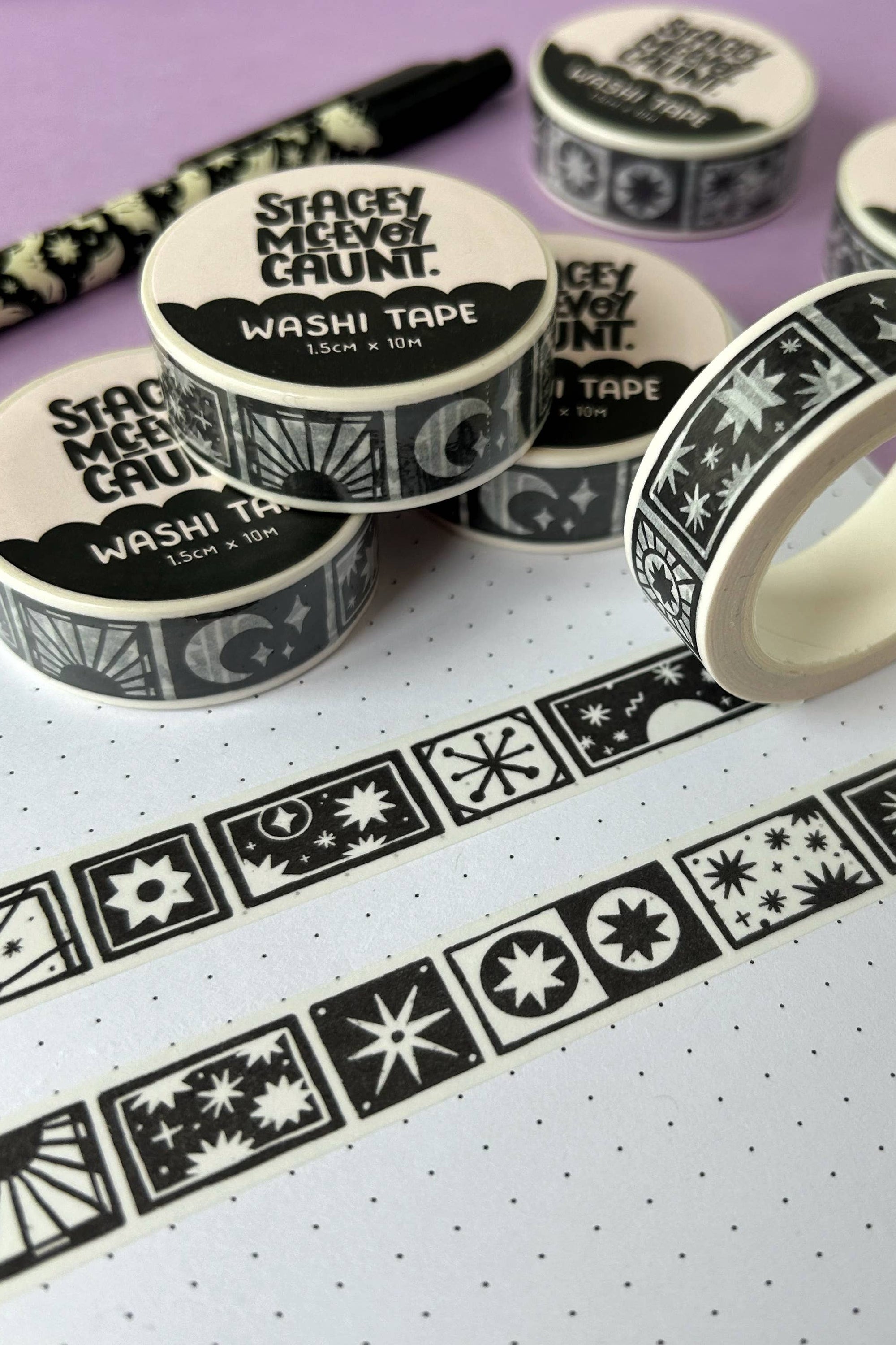 Moon and Stars Washi Tape