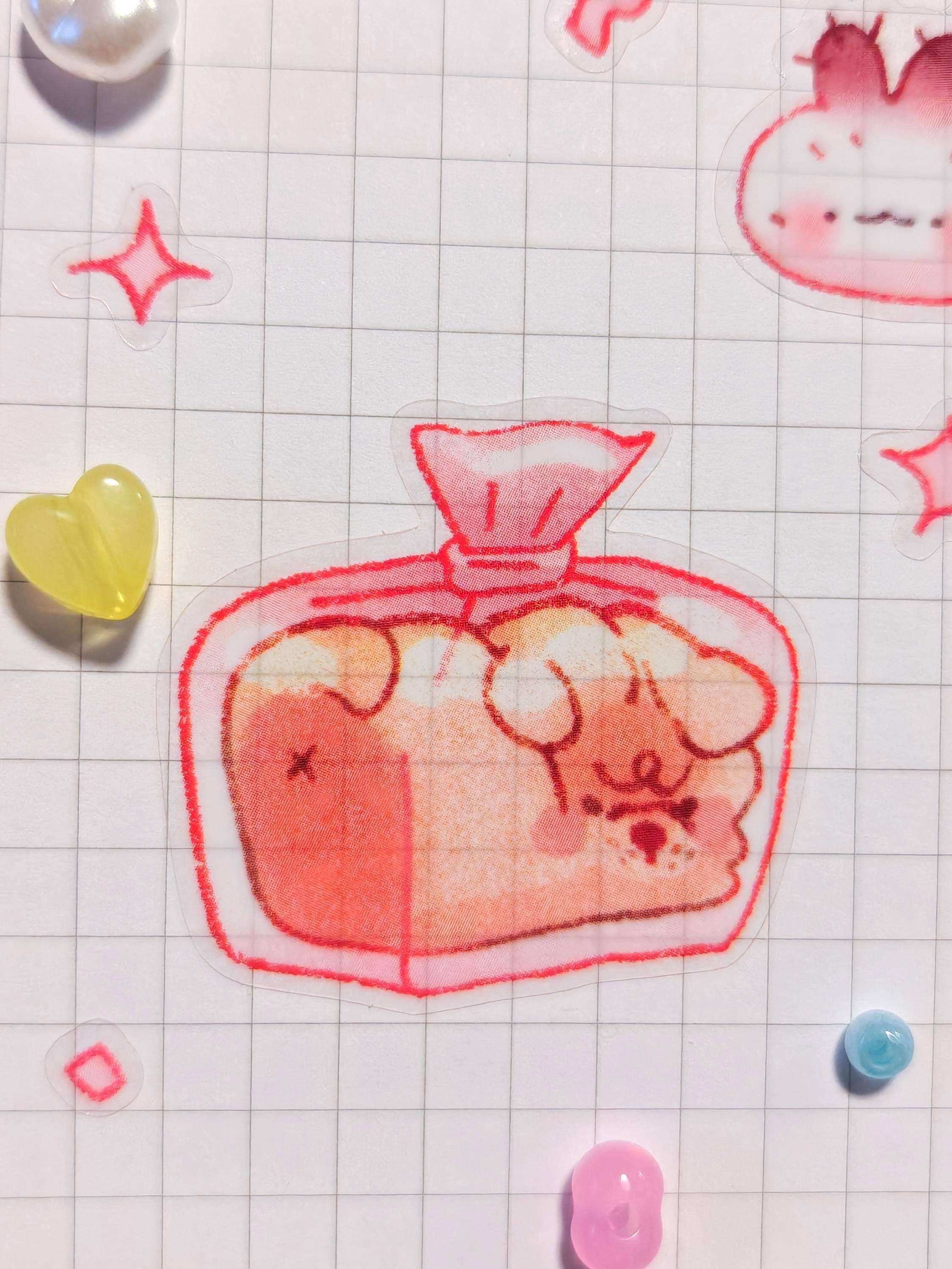 Munchie Friends Glossy Clear Sticker Sheet