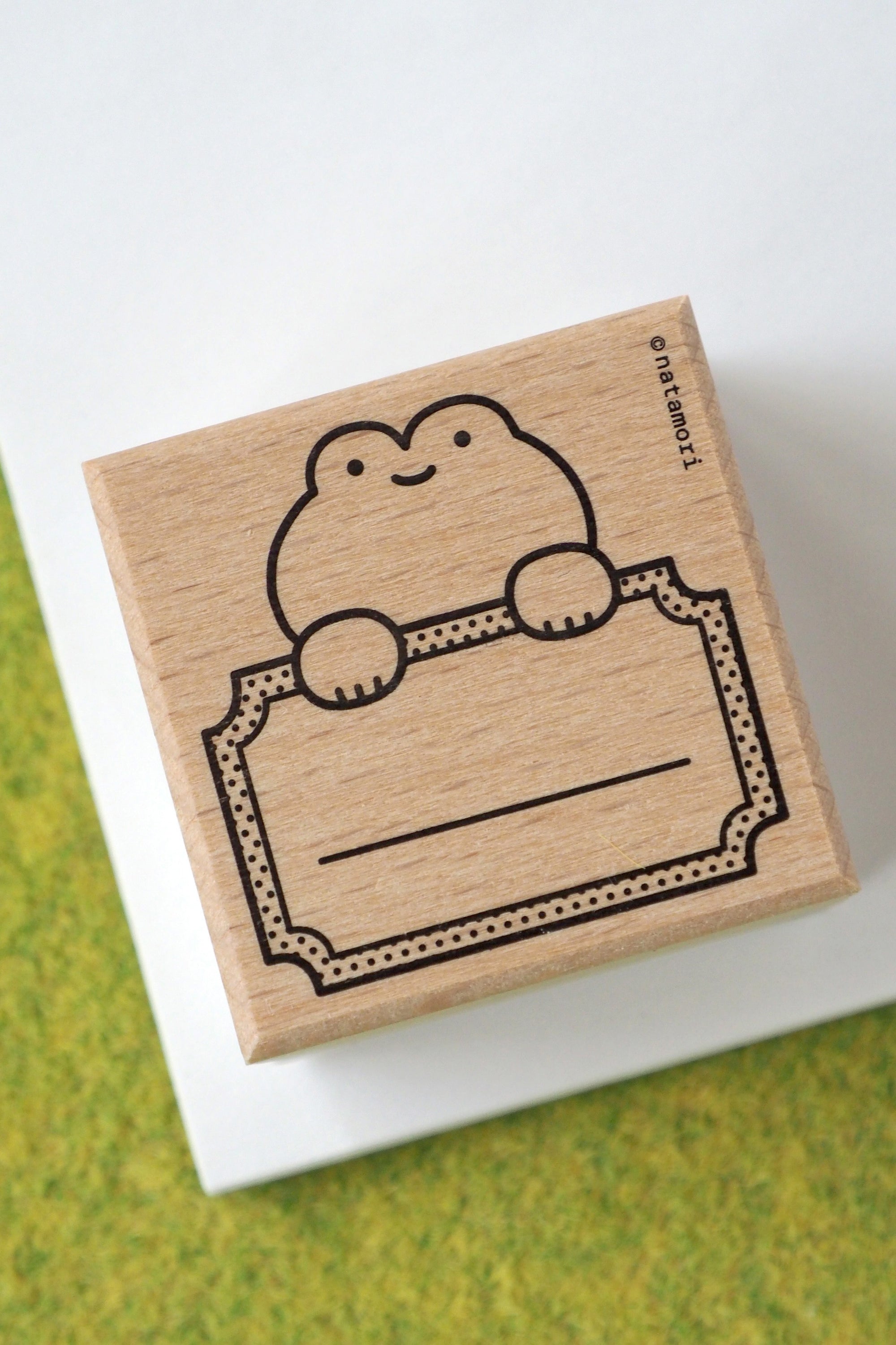 Frog Rubber Stamp
