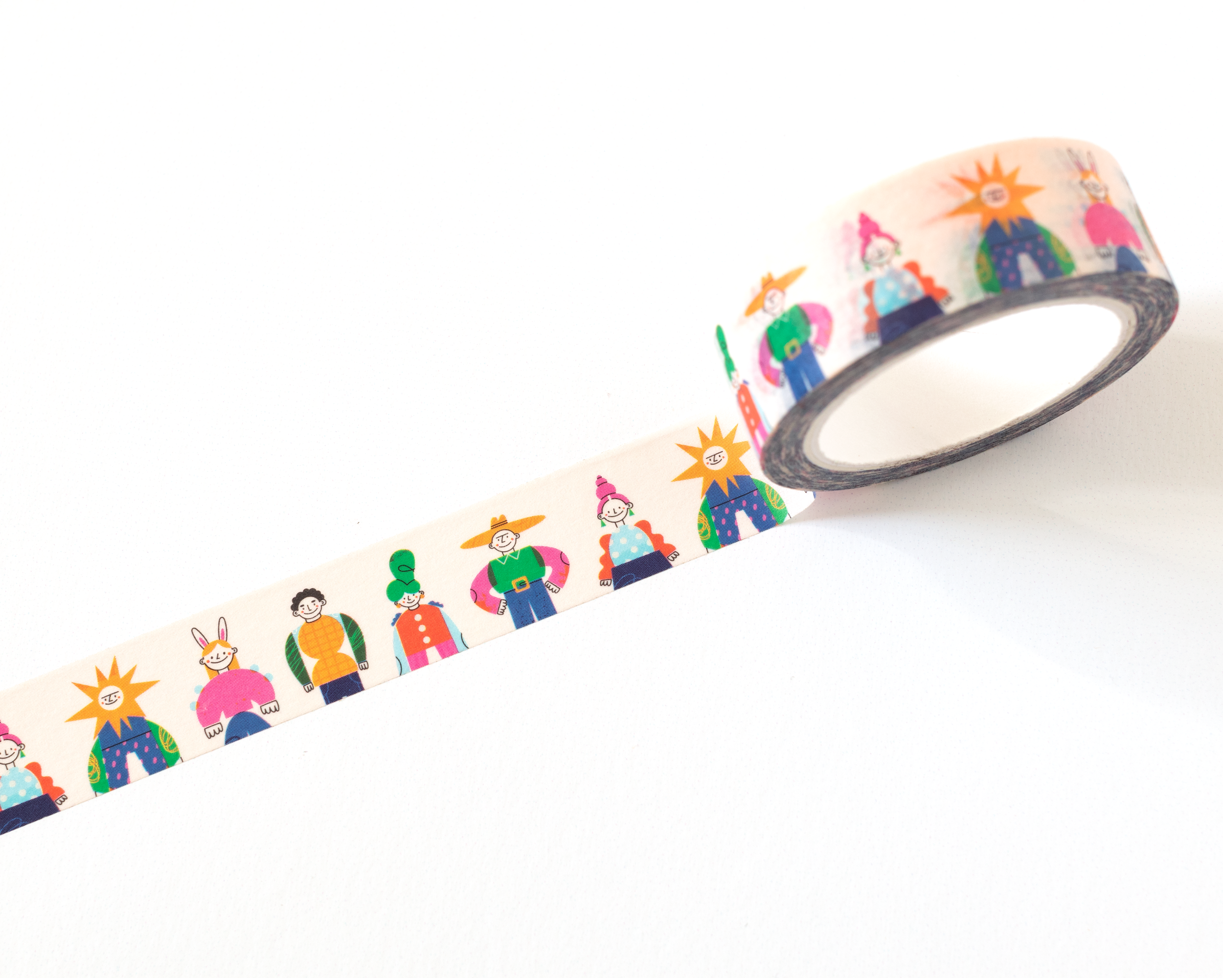 Whimsical People Washi Tape