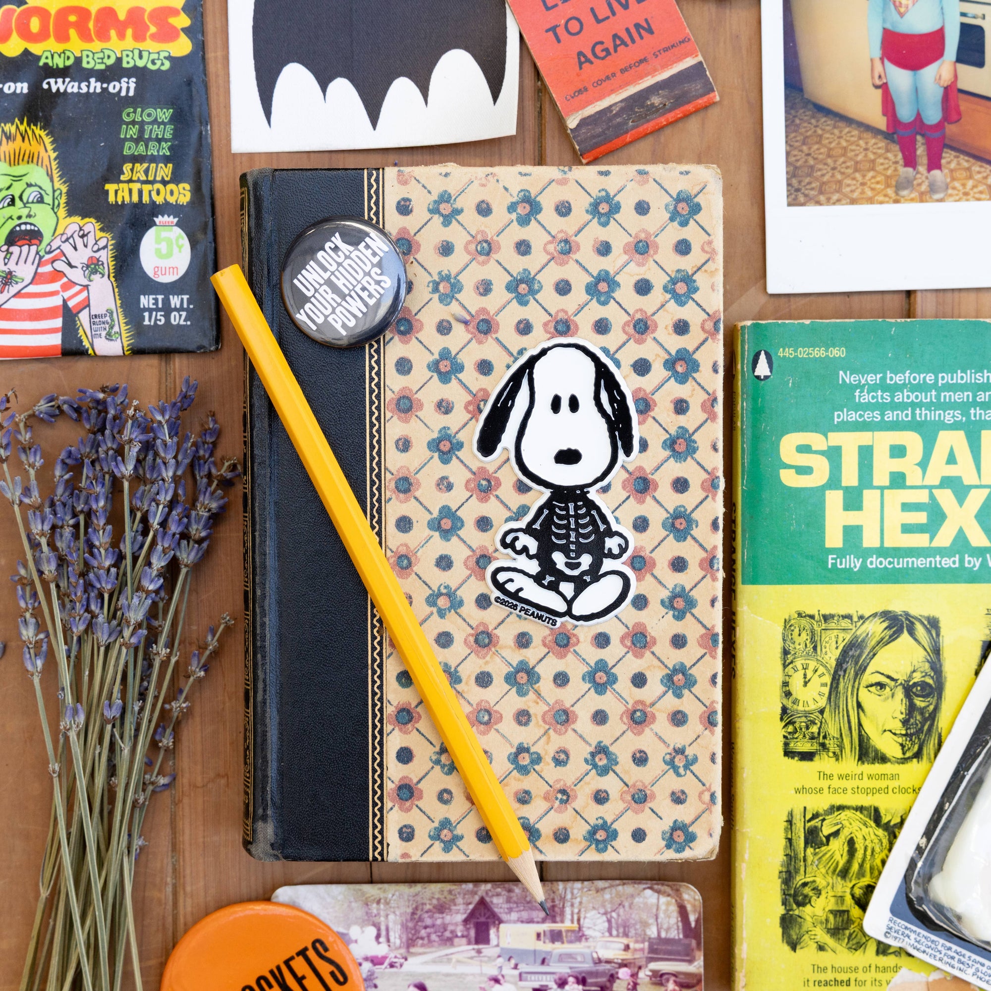 Snoopy Skeleton Magnet