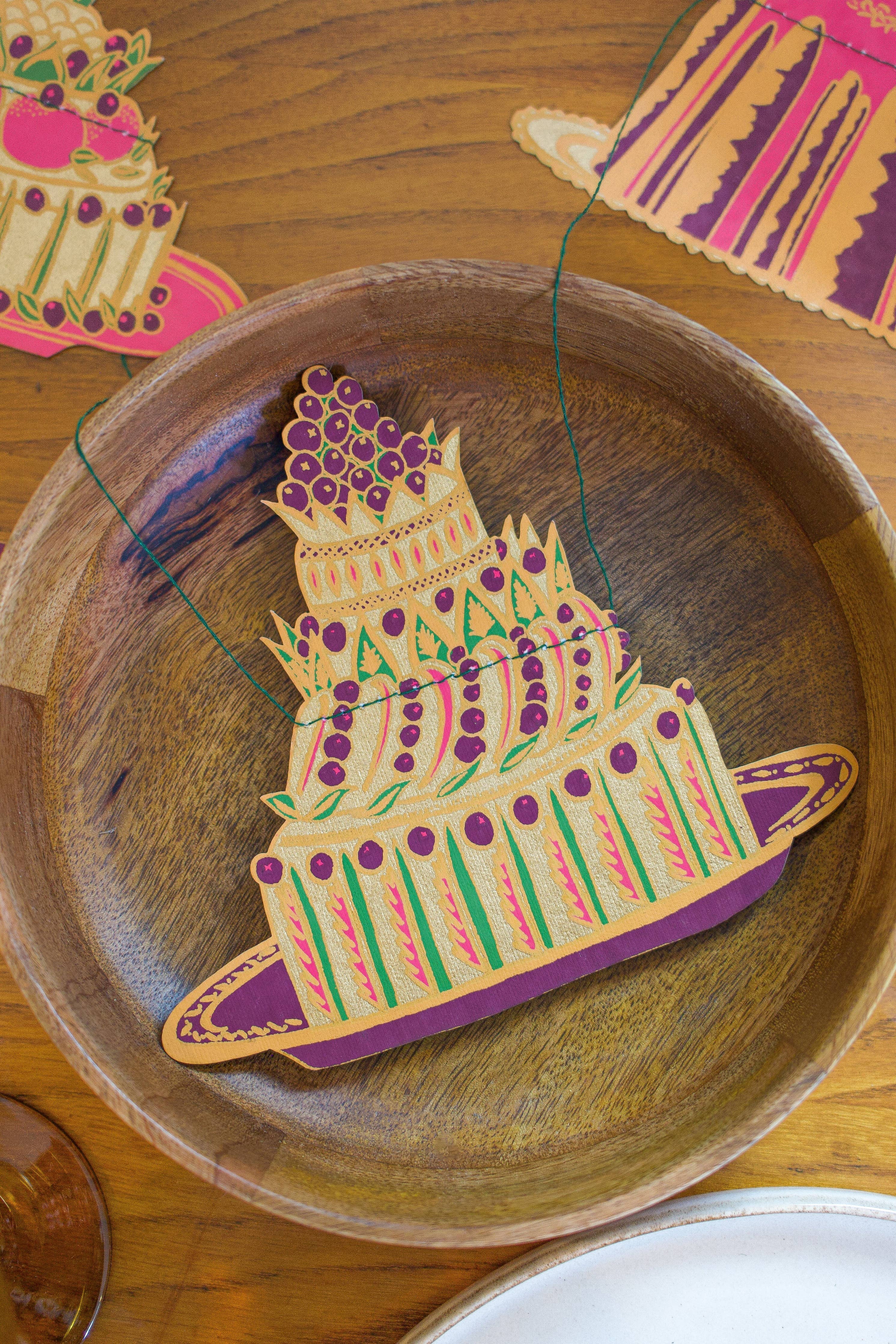 Banquet Screen Printed and Sewn Garland