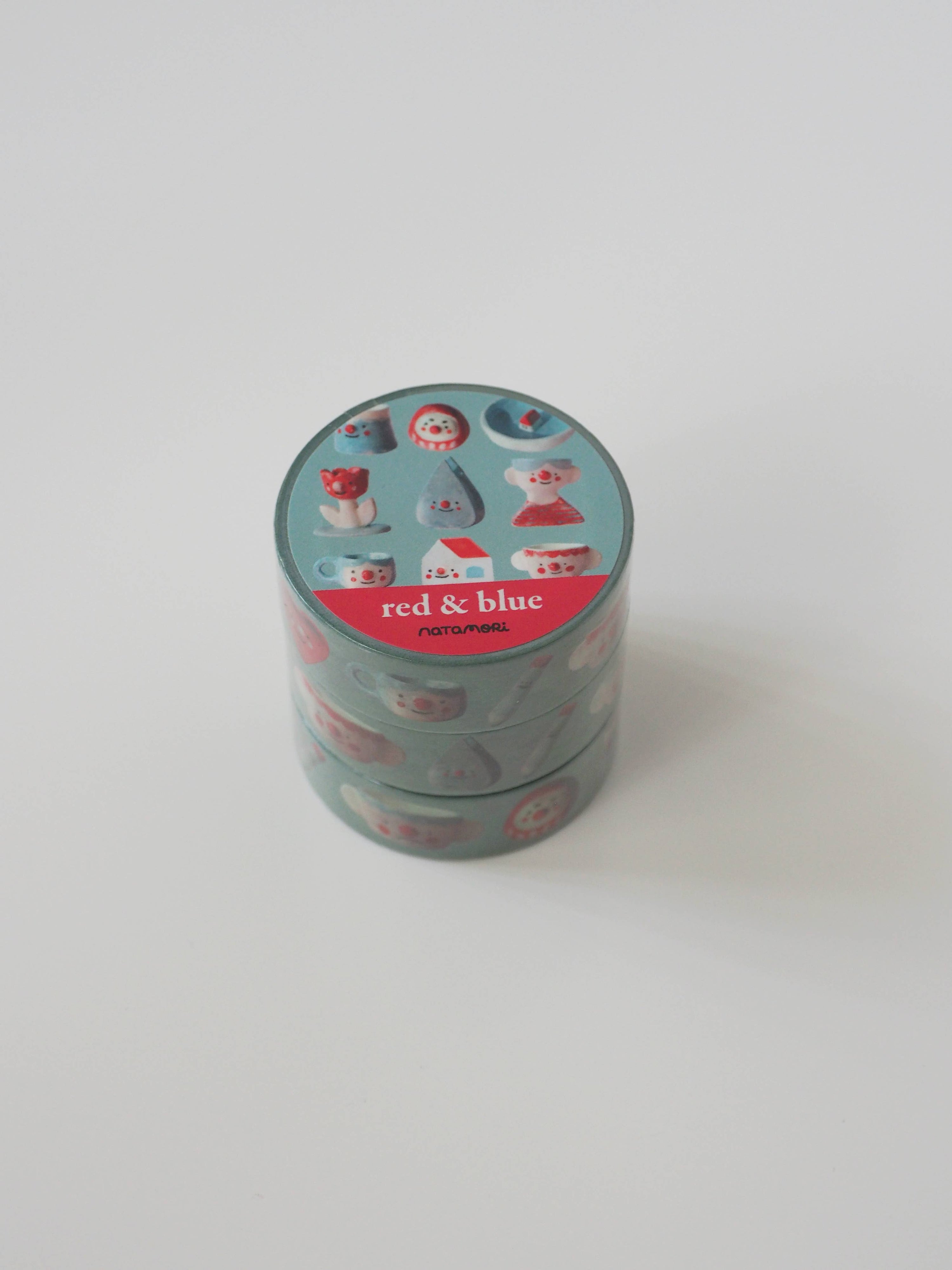 Red + Blue Washi Tape