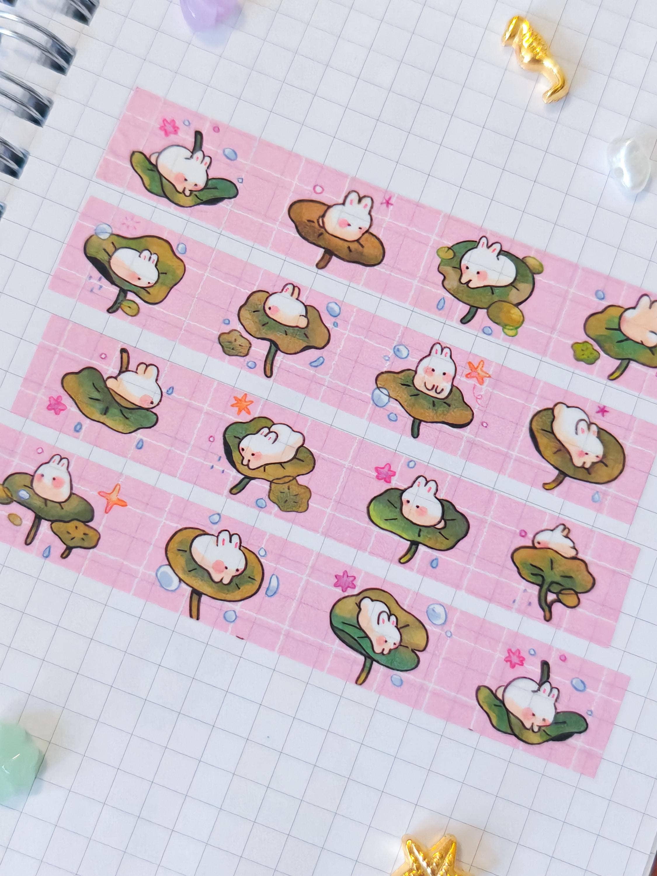 Lotus Bunny Washi Tape