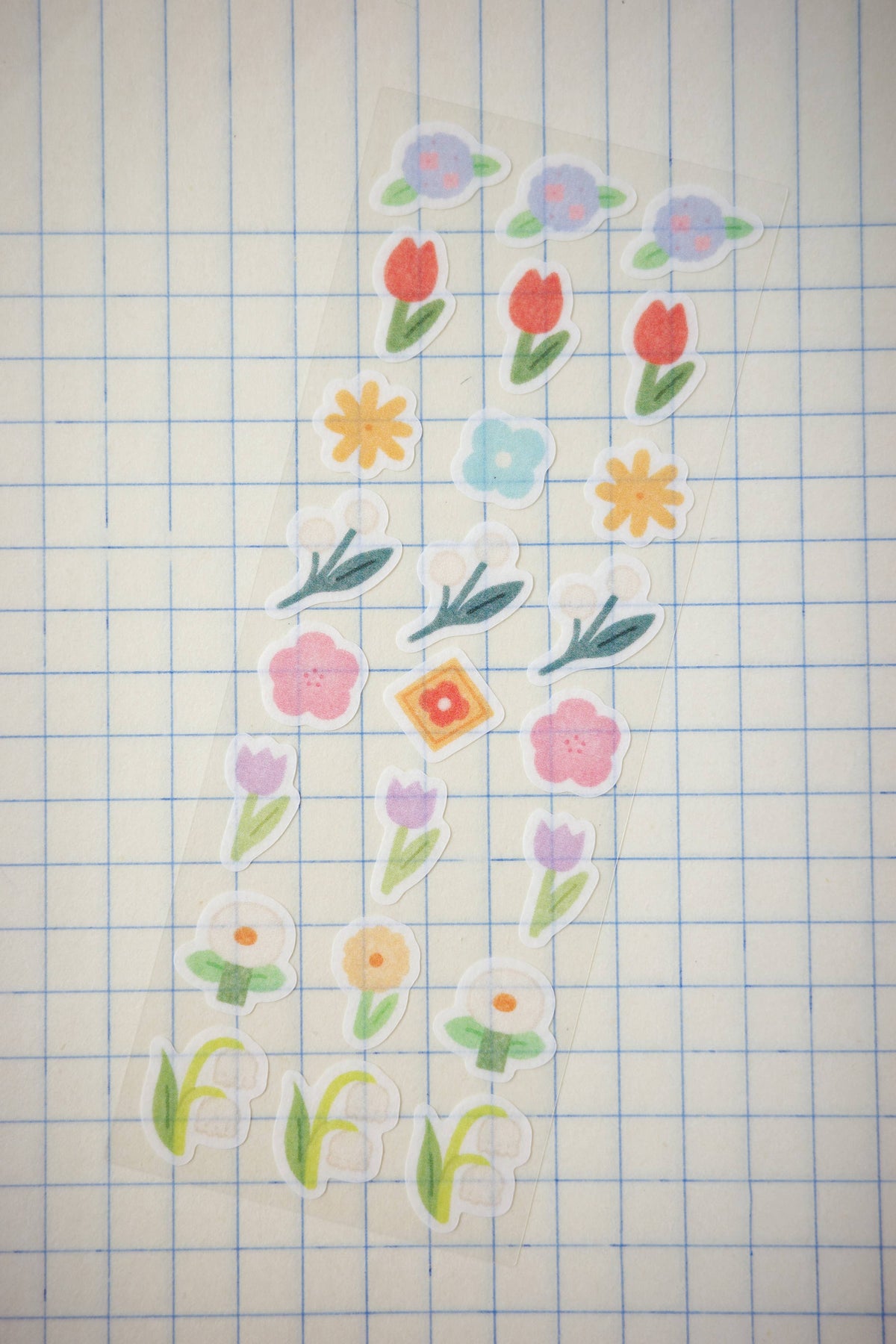 Tiny flowers - washi sticker sheet