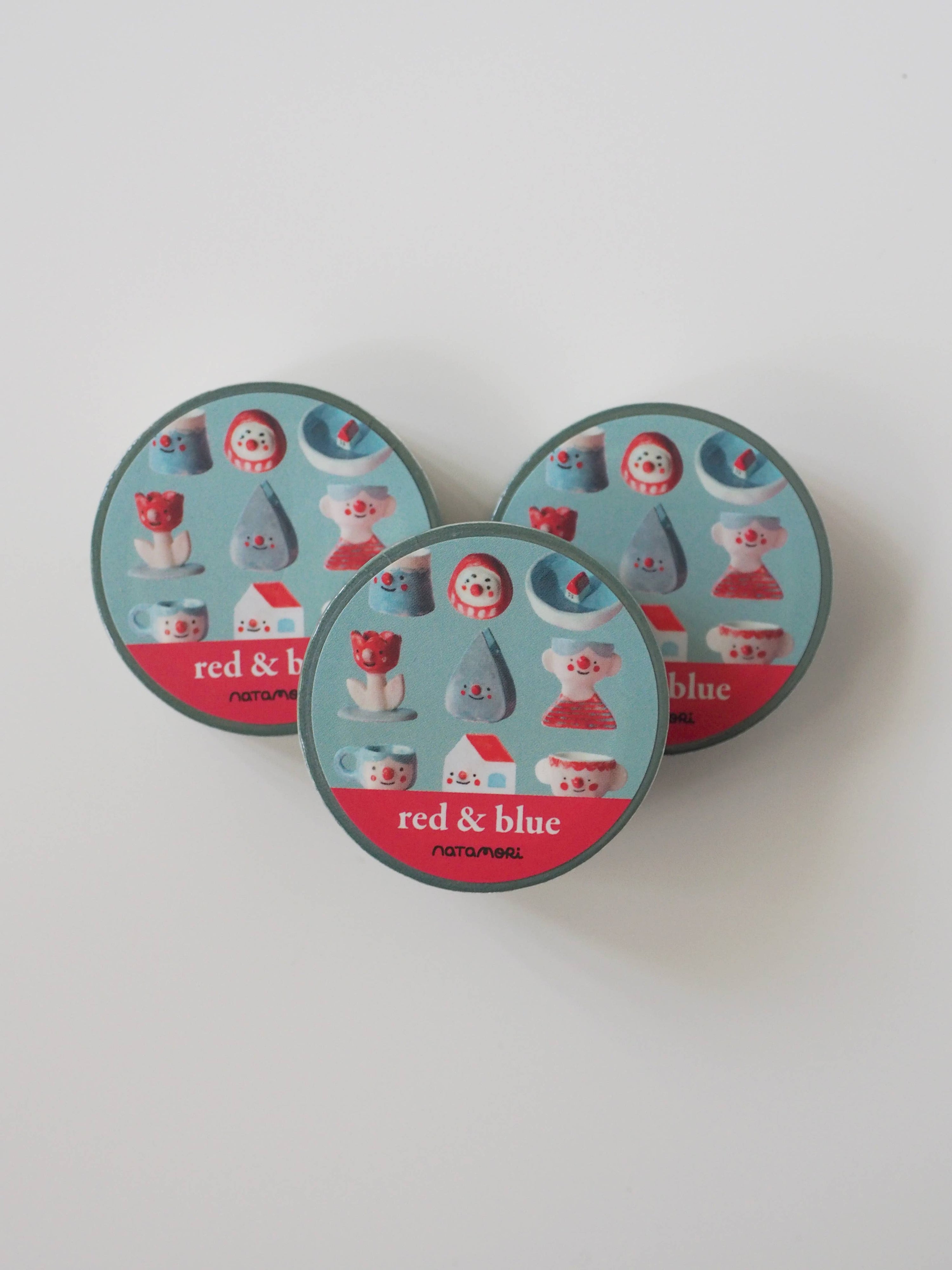 Red + Blue Washi Tape