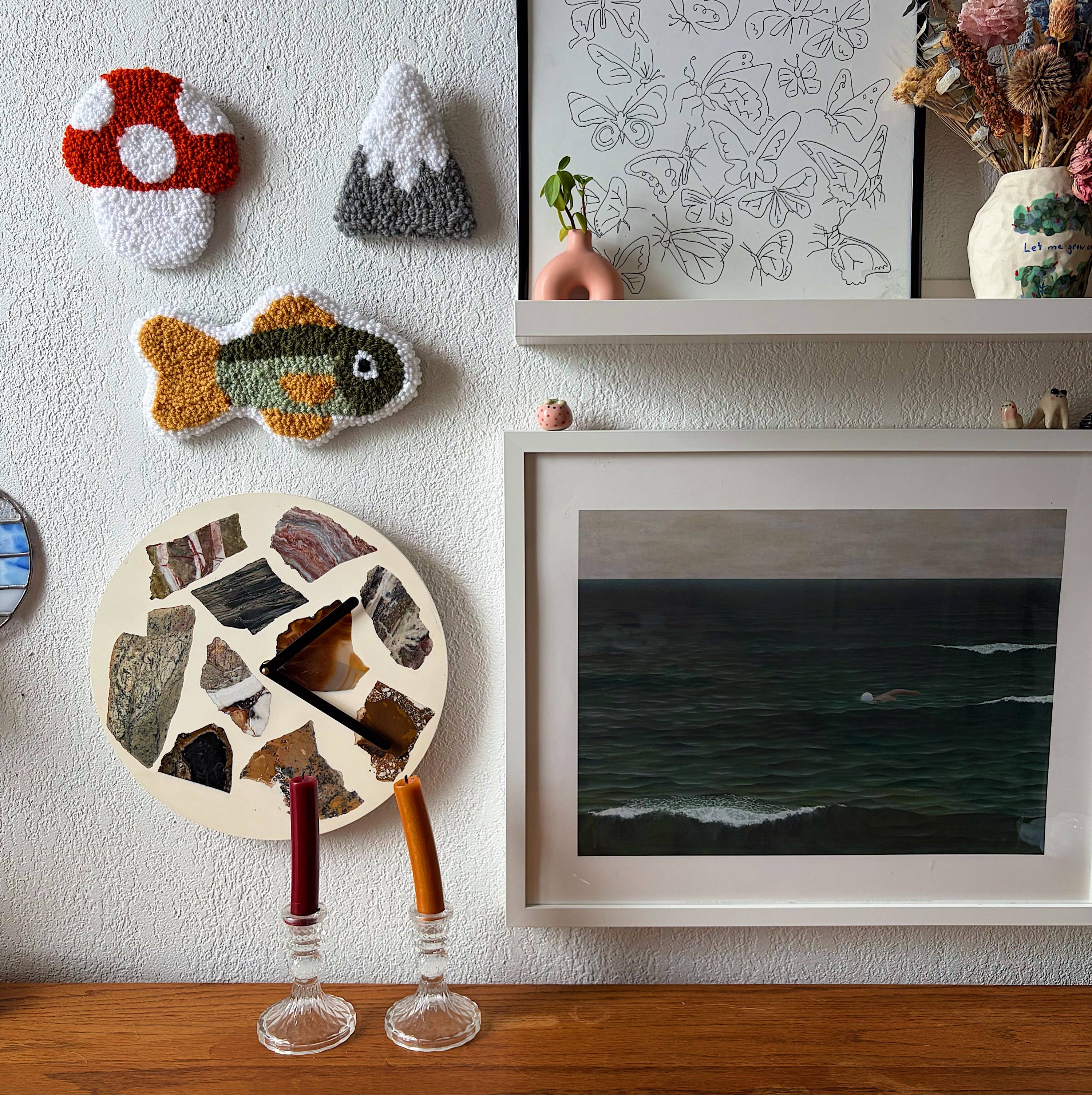Tufted Fish Wall Hanging