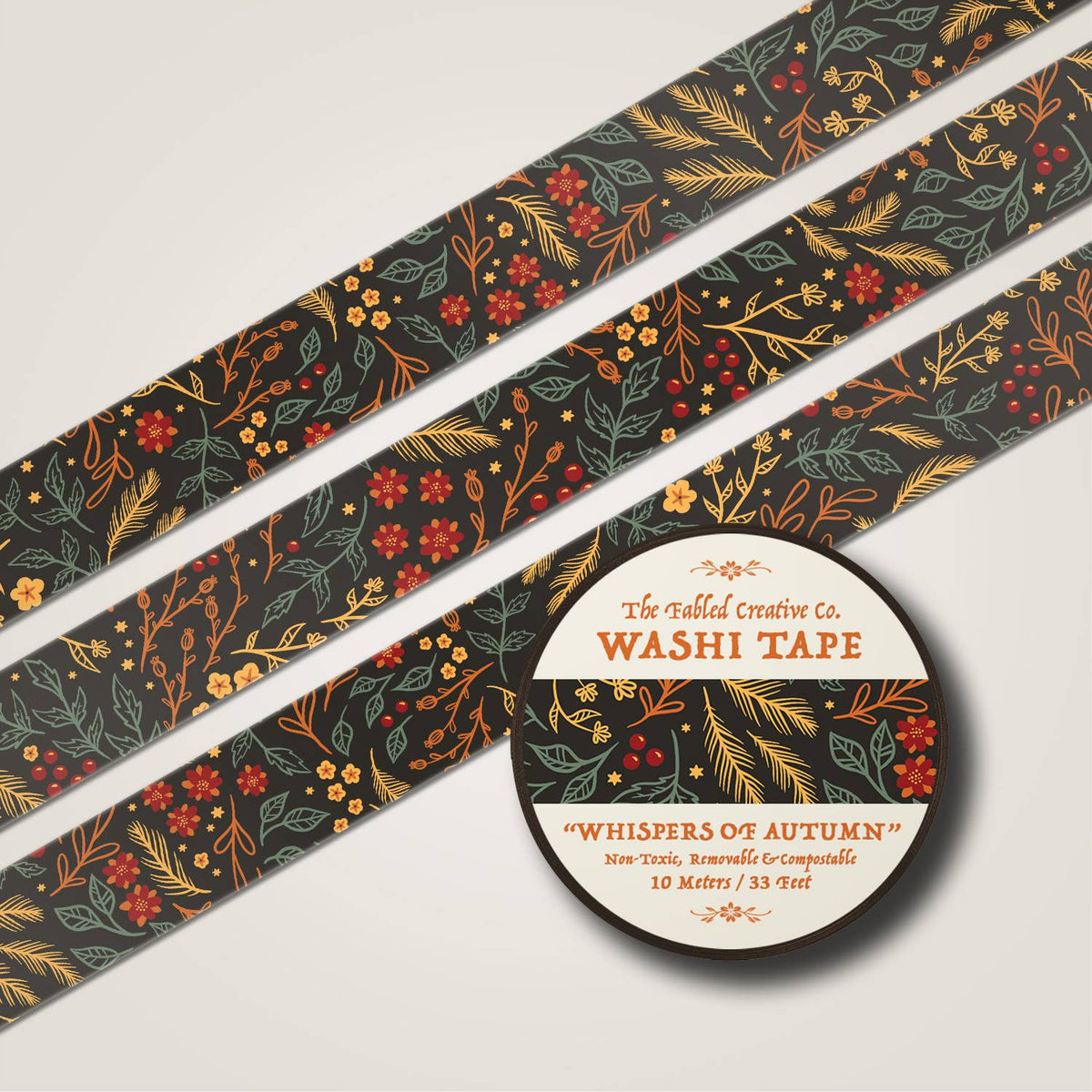 Whispers of Autumn Washi Tape