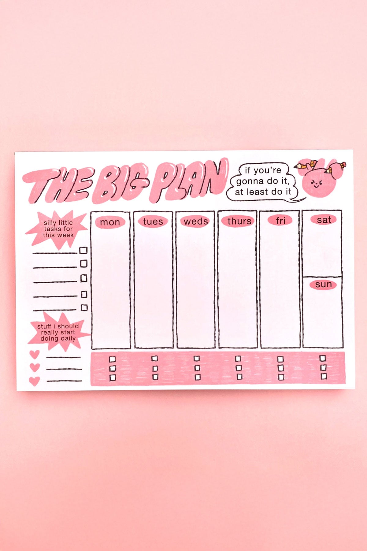 Weekly Planner Desk Notepad