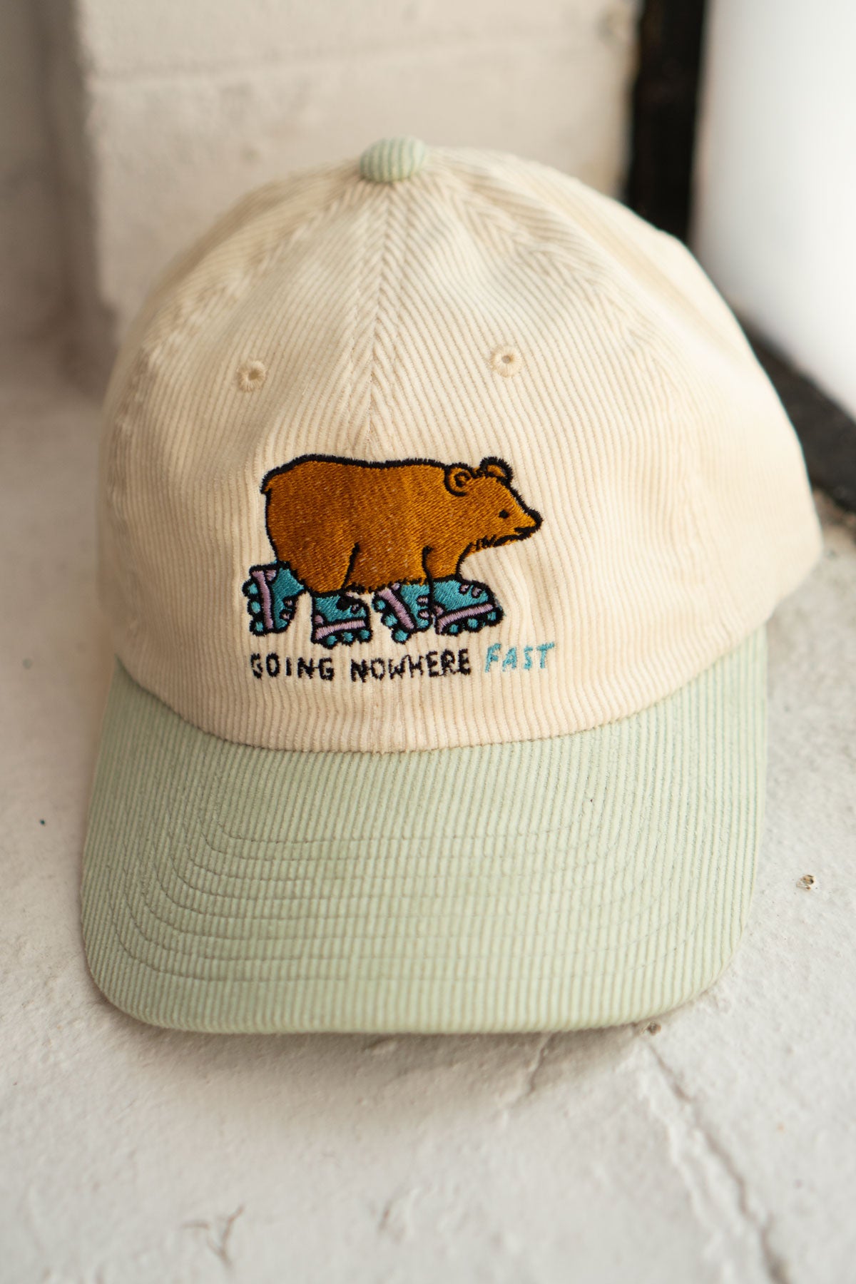 Going Nowhere Fast Two-Tone Corduroy Dad Hat