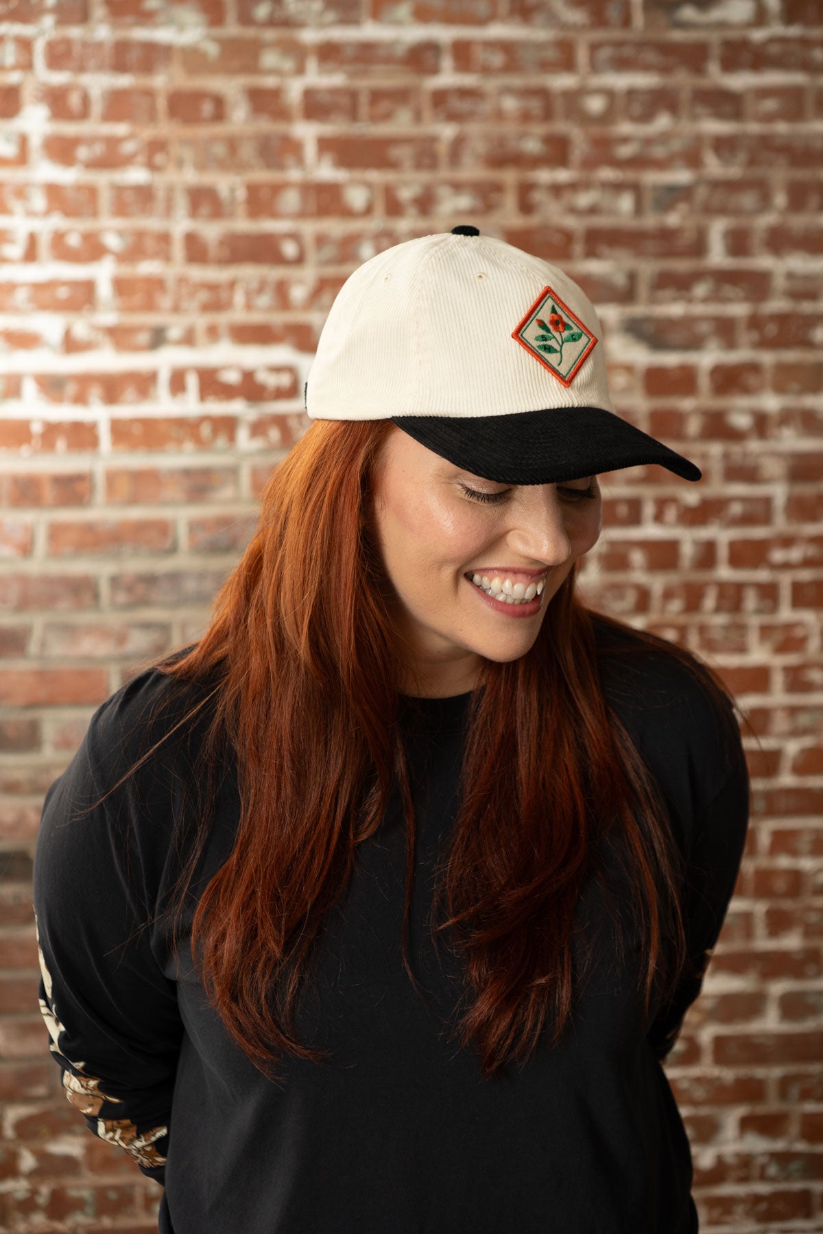 SHC Bloom Patched Corduroy Dad Hat