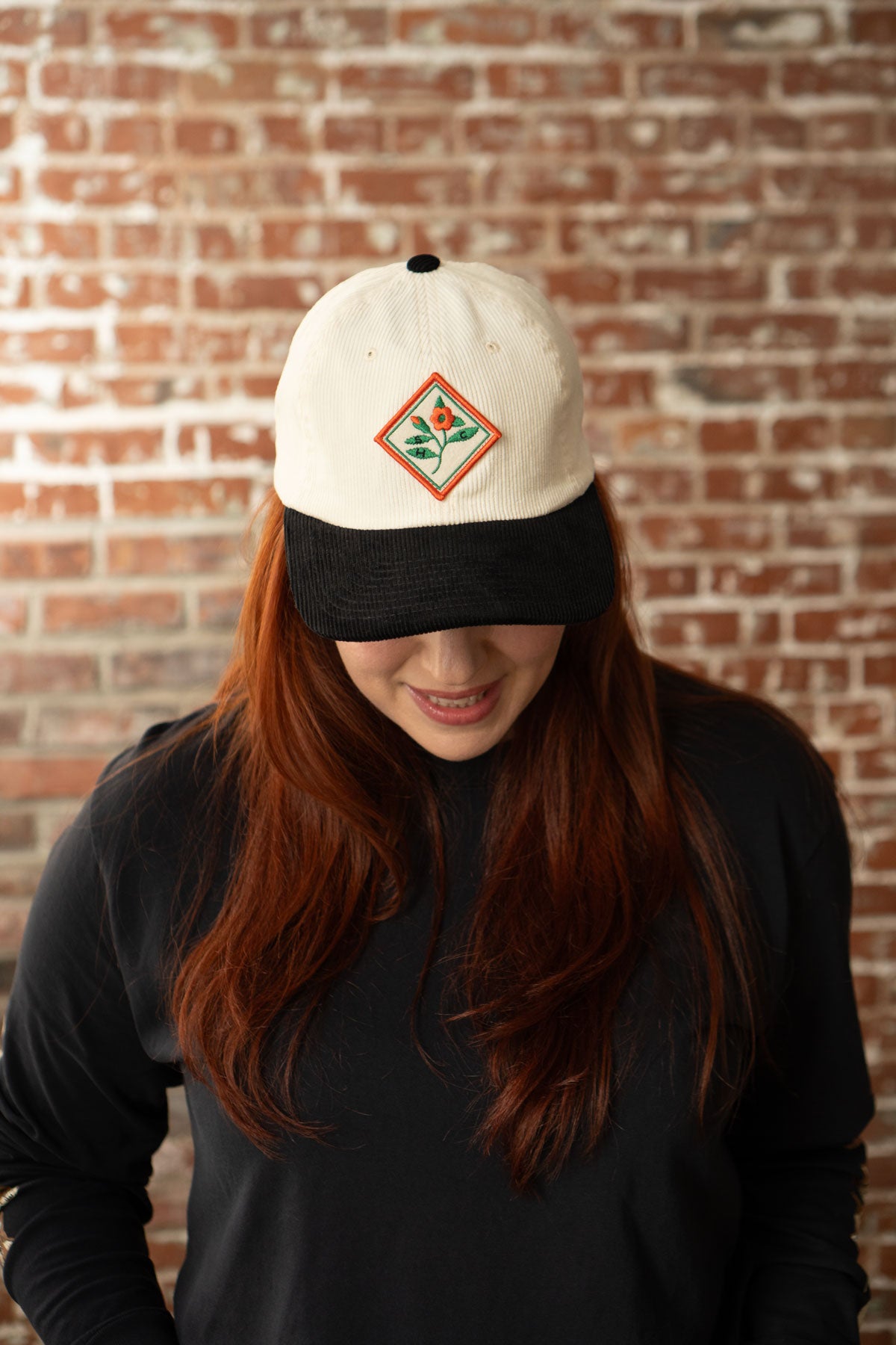 SHC Bloom Patched Corduroy Dad Hat