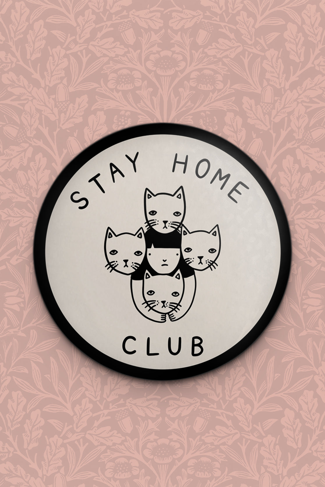 Stay Home Club Magnet