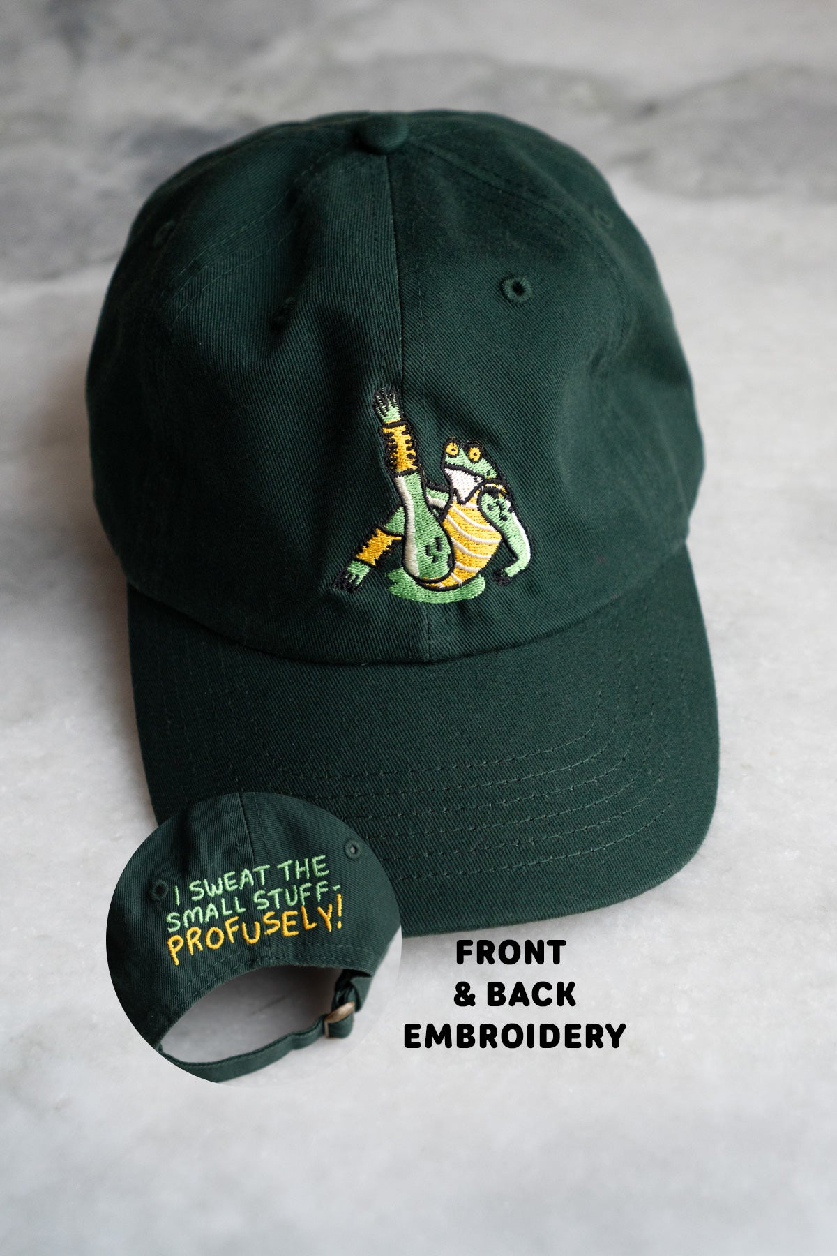 Casquette 'Sweat the Small Stuff'