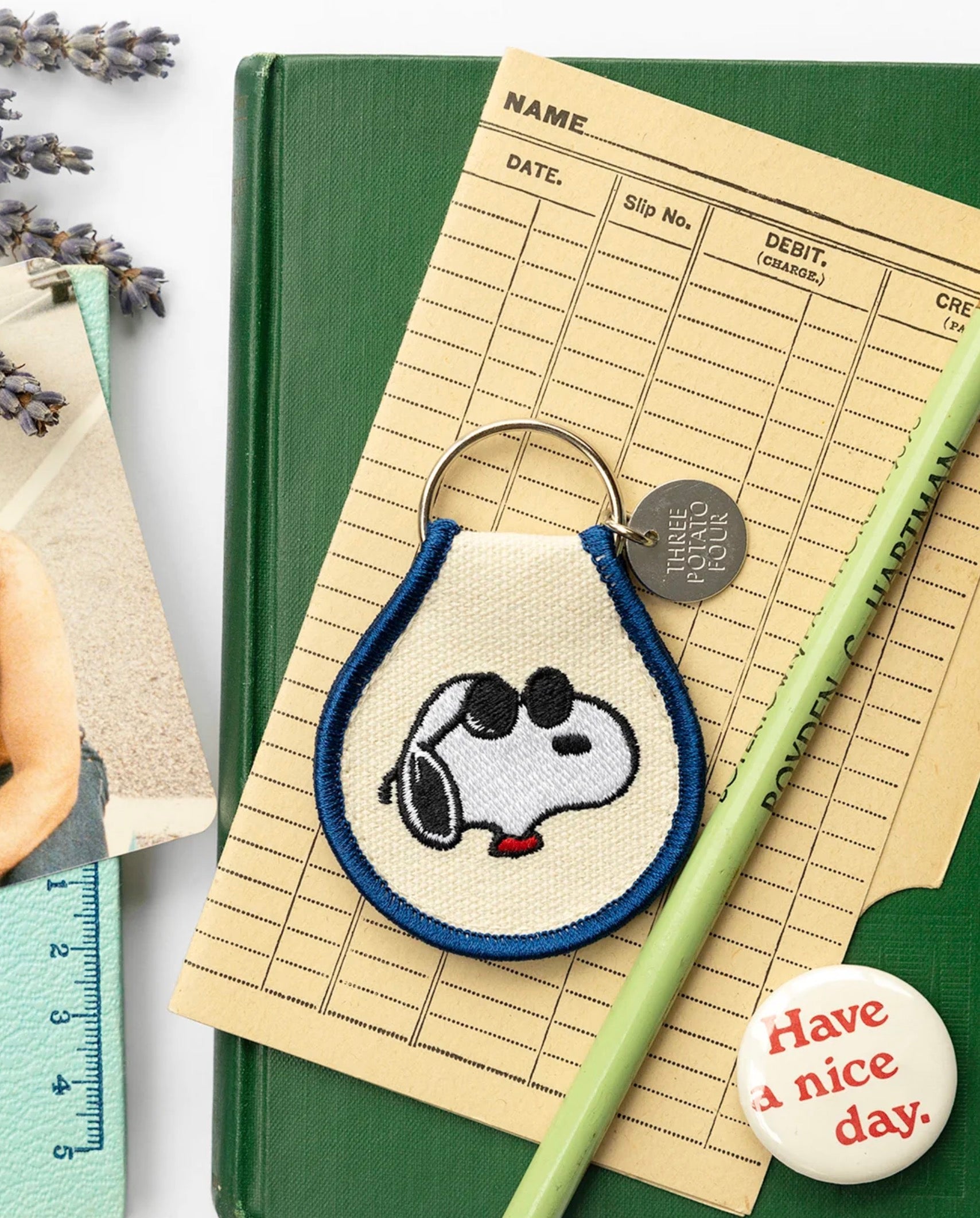 Joe Cool Patch Keychain