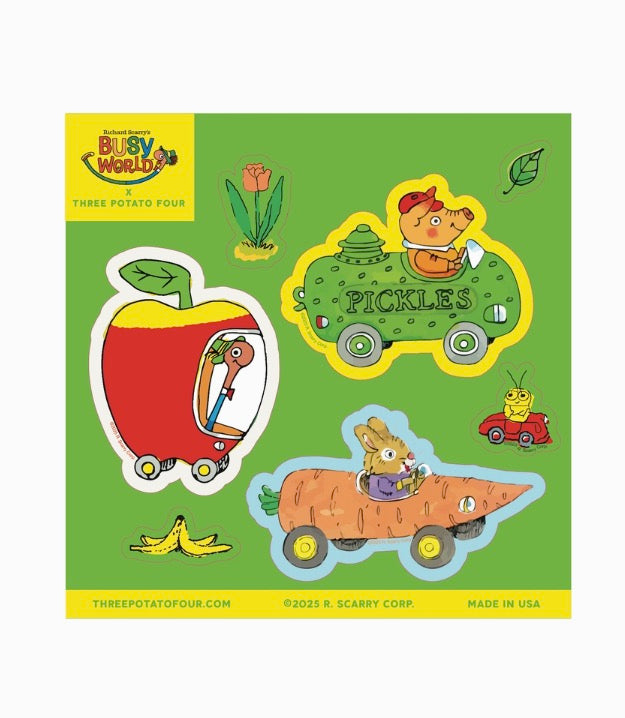 Richard Scarry Sticker Sheet 1