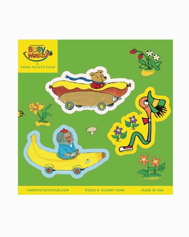 Richard Scarry Sticker Sheet 2