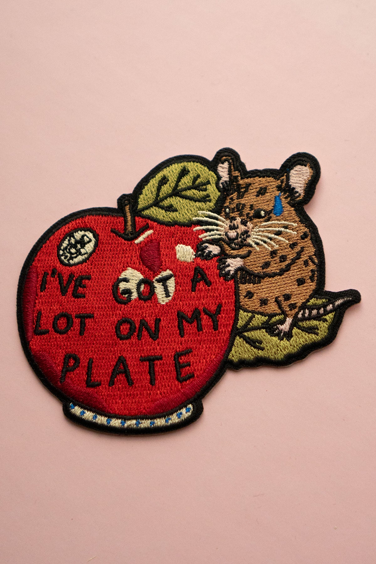 A Lot On My Plate - Sticky Patch