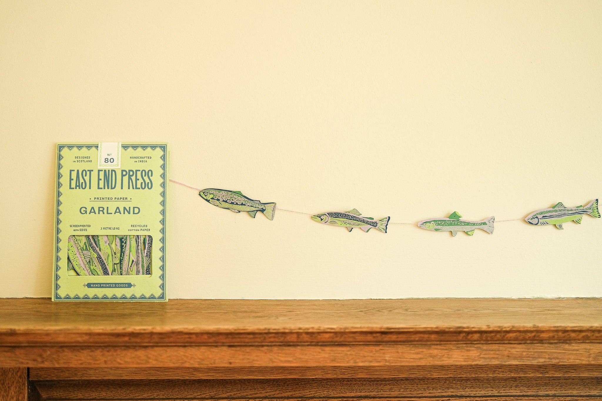 Tasty Anchovies Screen Printed and Sewn Garland