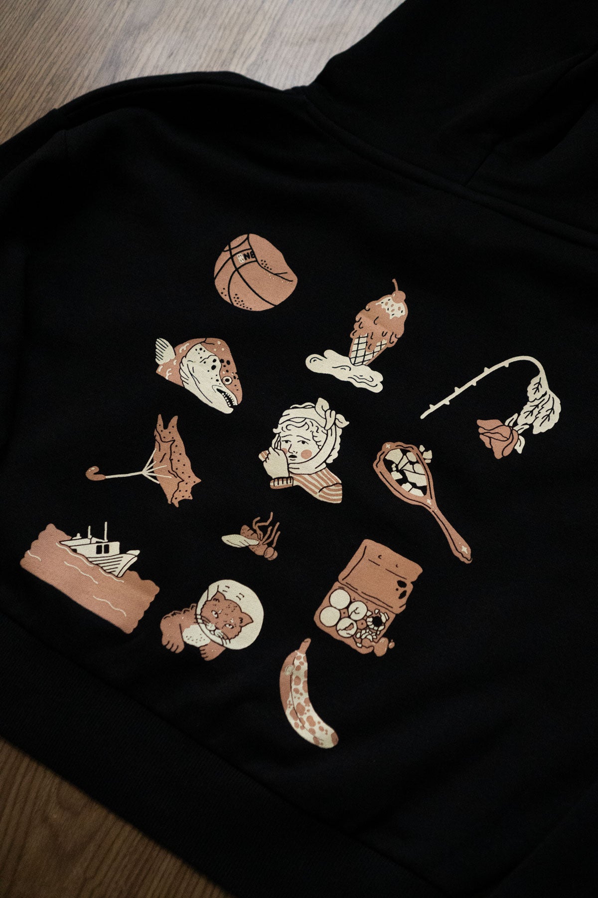 Been Better Rose Crop Hoodie