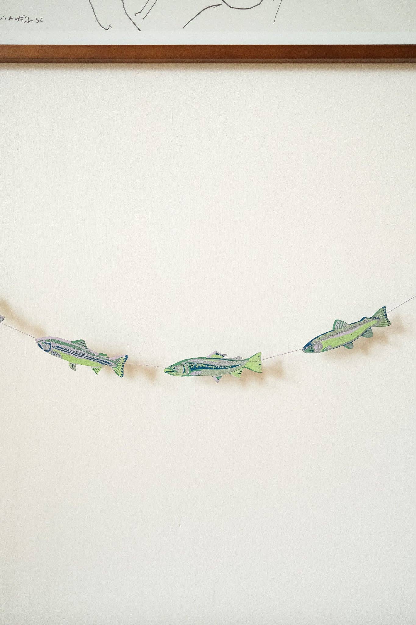 Tasty Anchovies Screen Printed and Sewn Garland