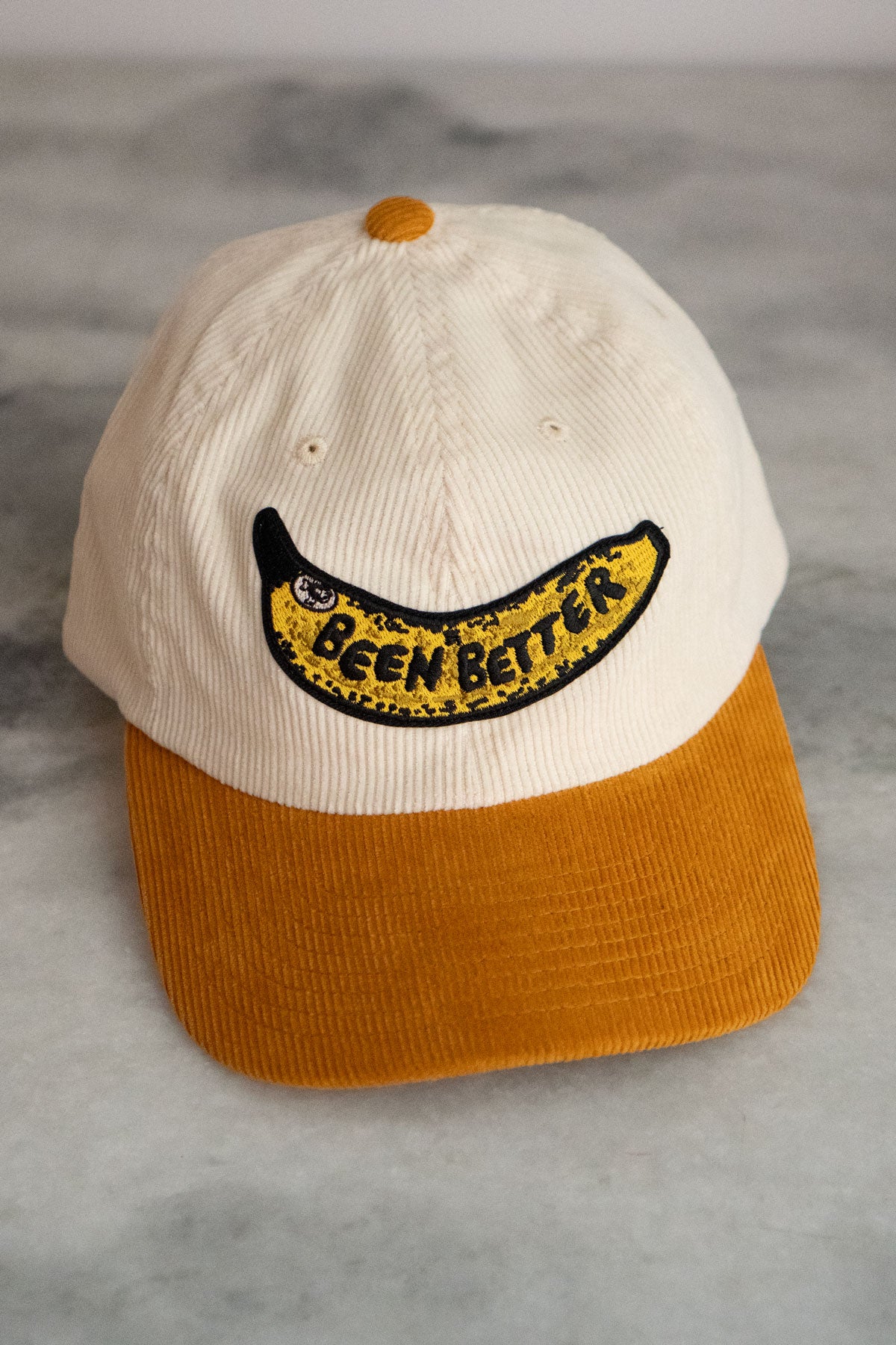 Been Better (Banana) Patched Corduroy Dad Hat