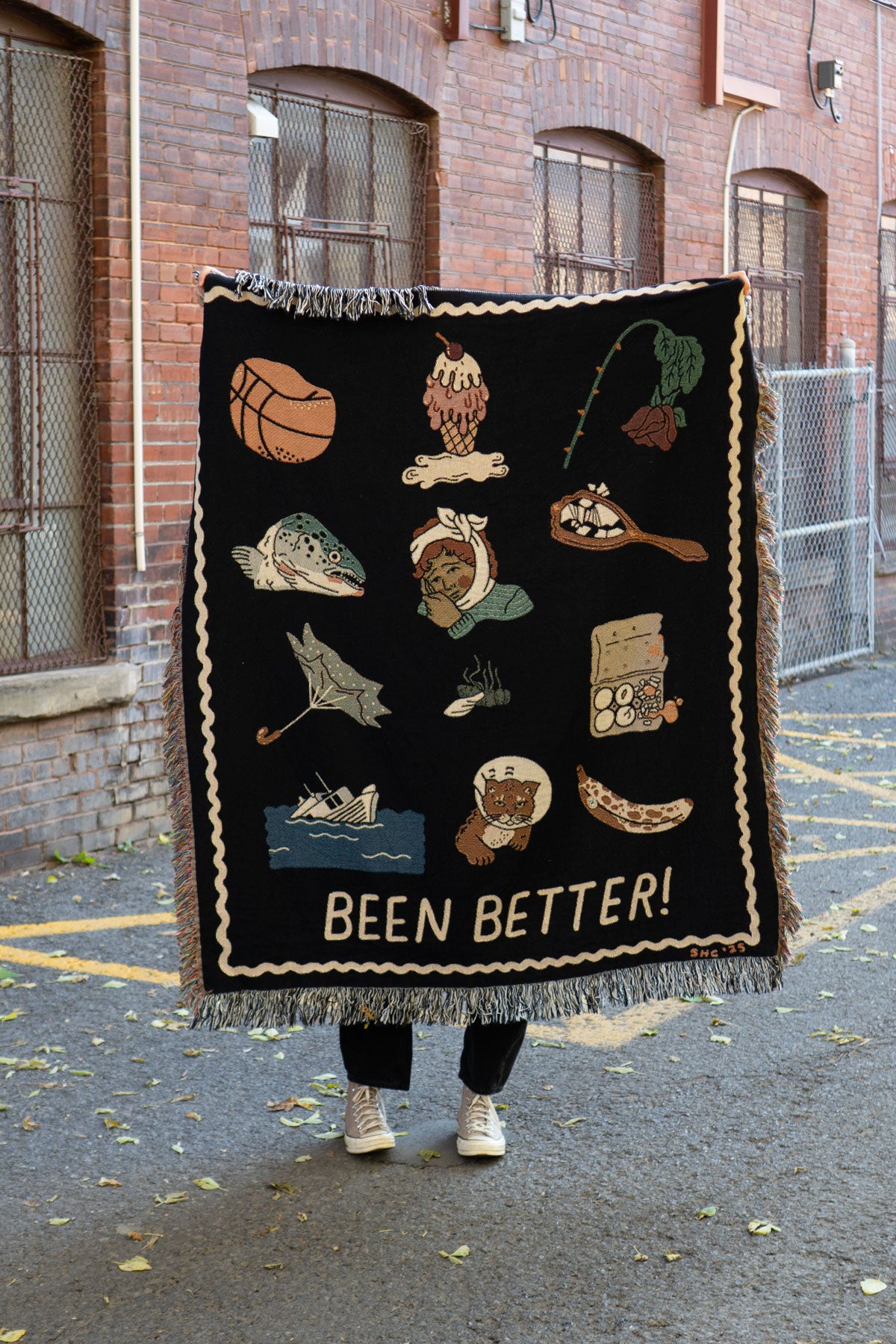 Been Better Icons Blanket