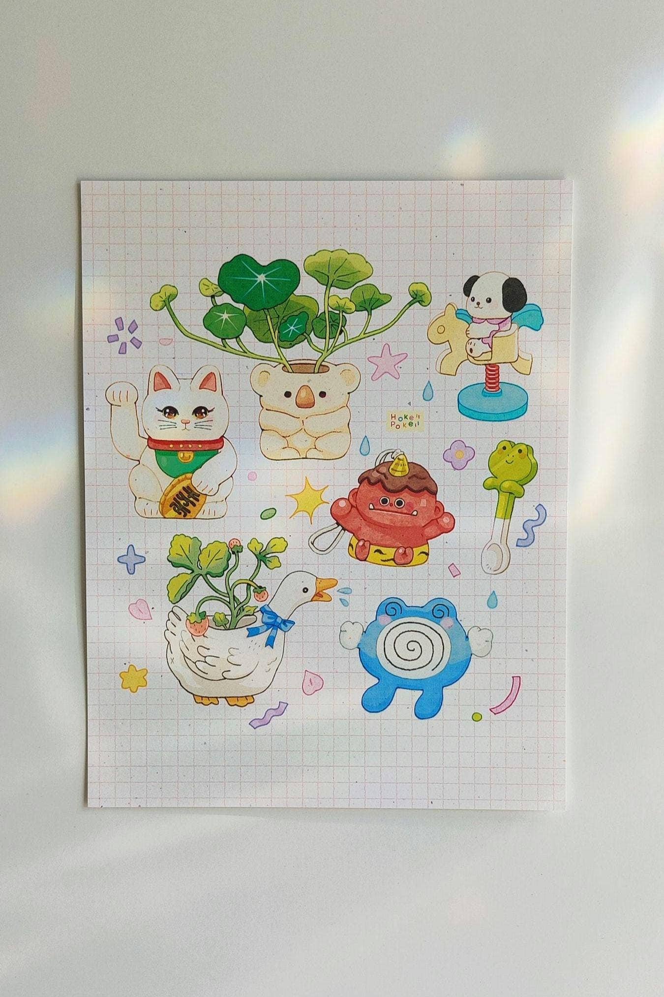 Cute Knick Knacks Art Print