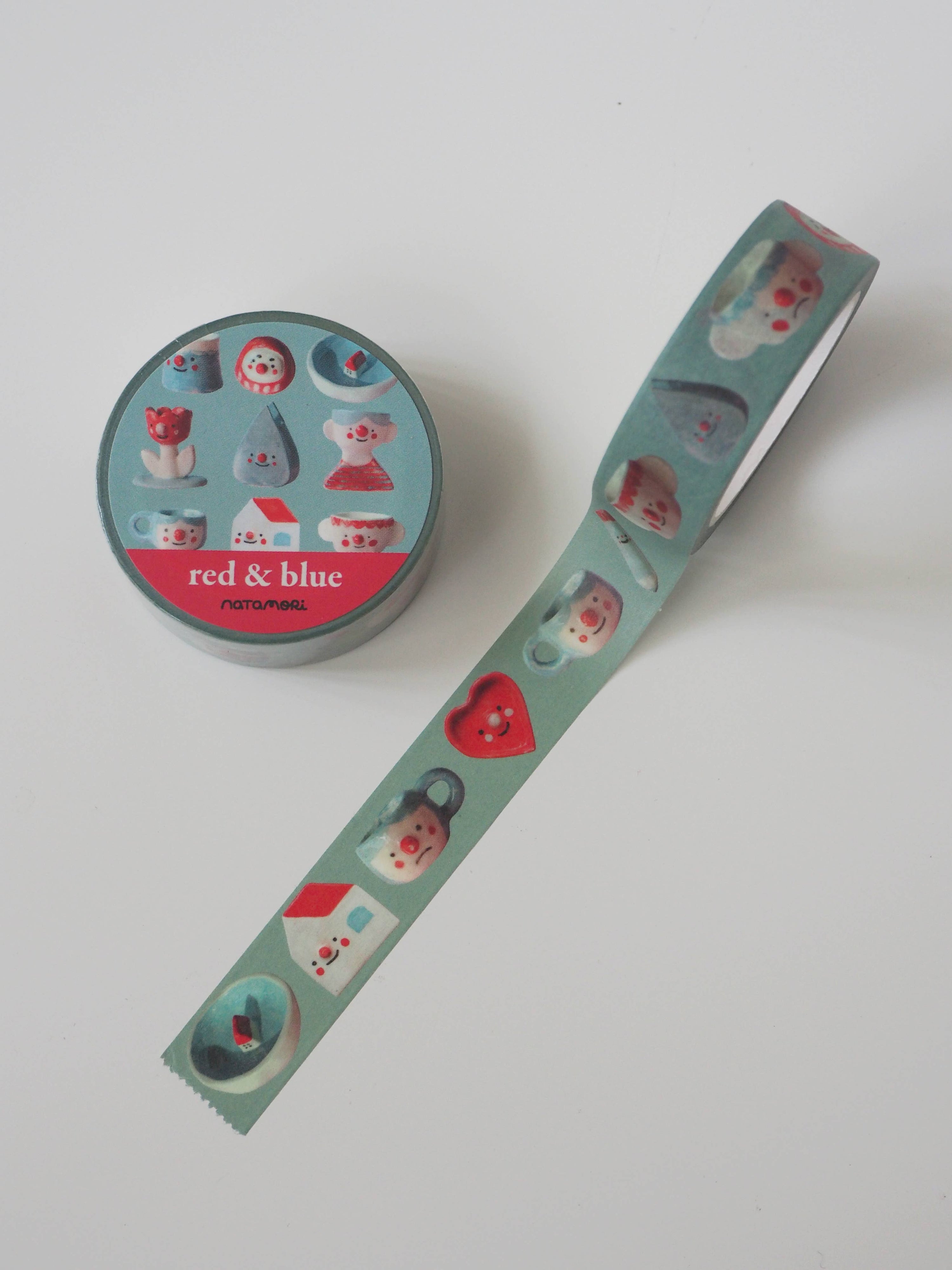 Red + Blue Washi Tape