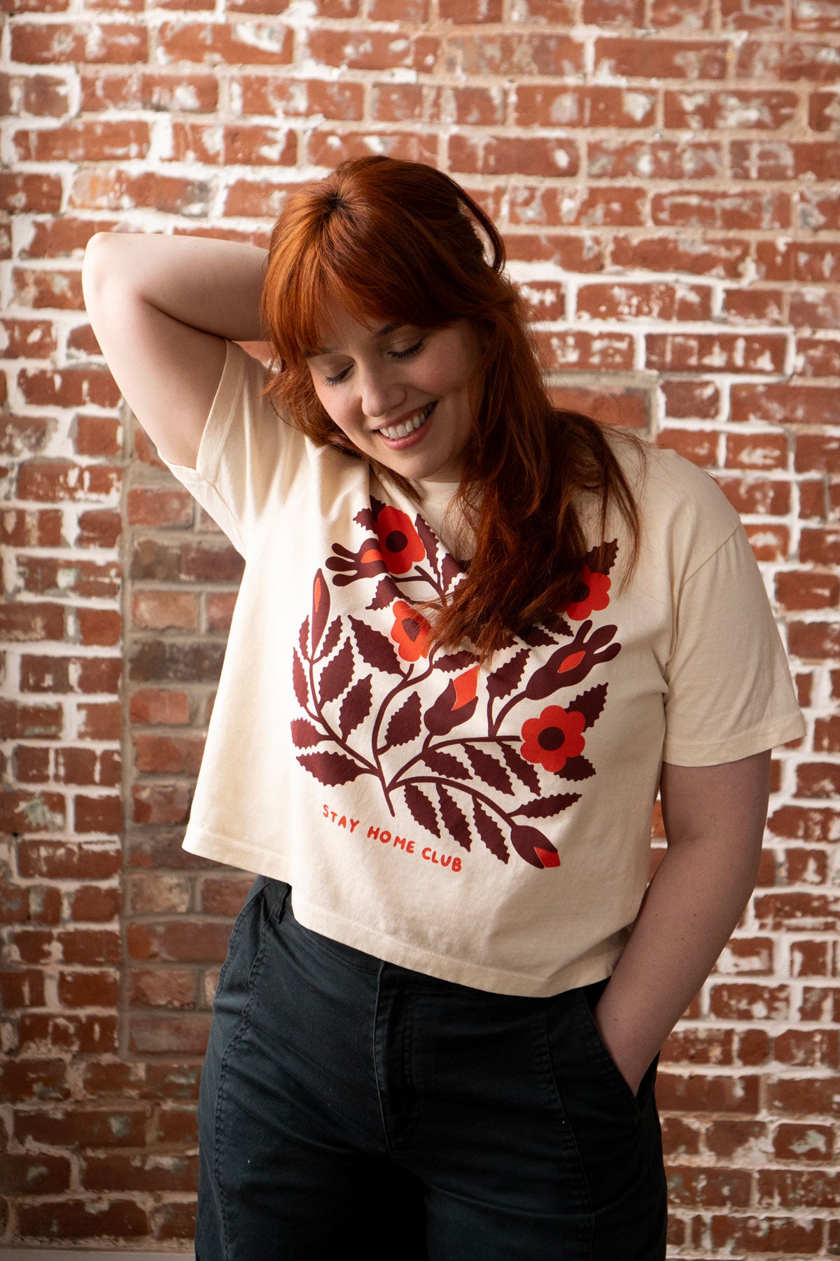 T-Shirt Carré CC 'Blooms 1858'