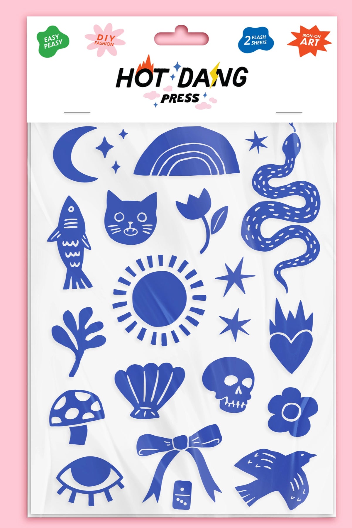 Hot Dang Press Iron-On Art Sheets