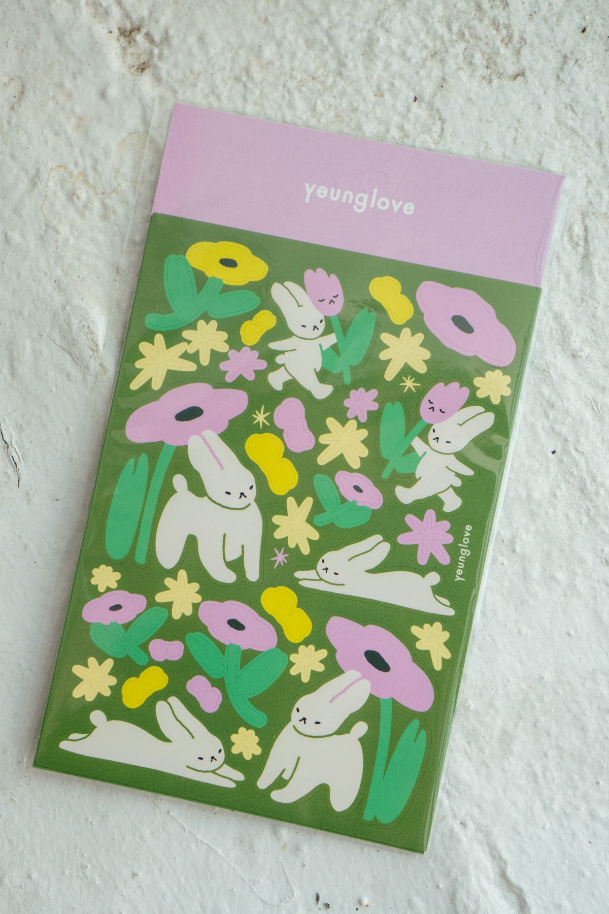 Feuille D'Autocollants 'Bunny Nap'