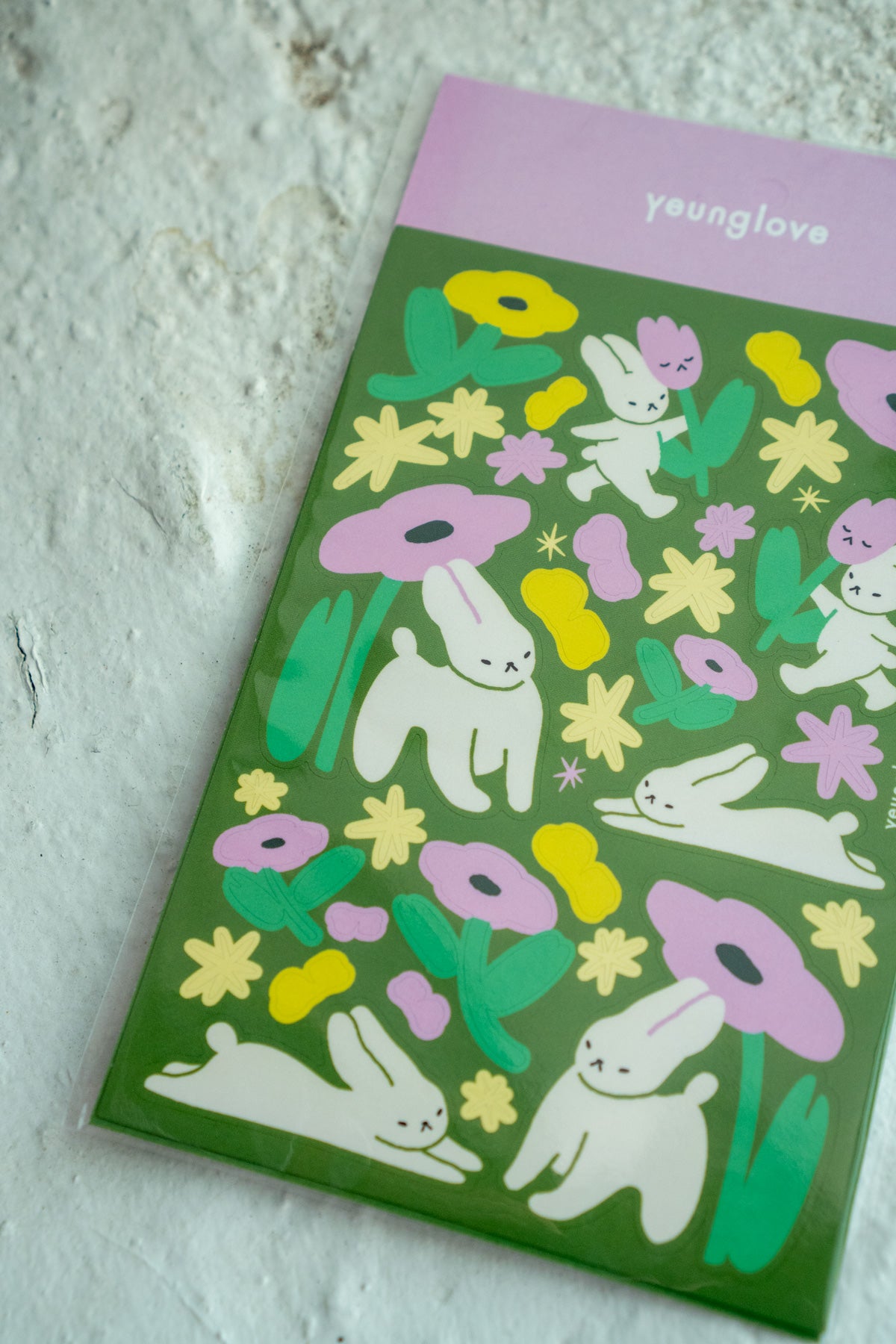 Feuille D'Autocollants 'Bunny Nap'