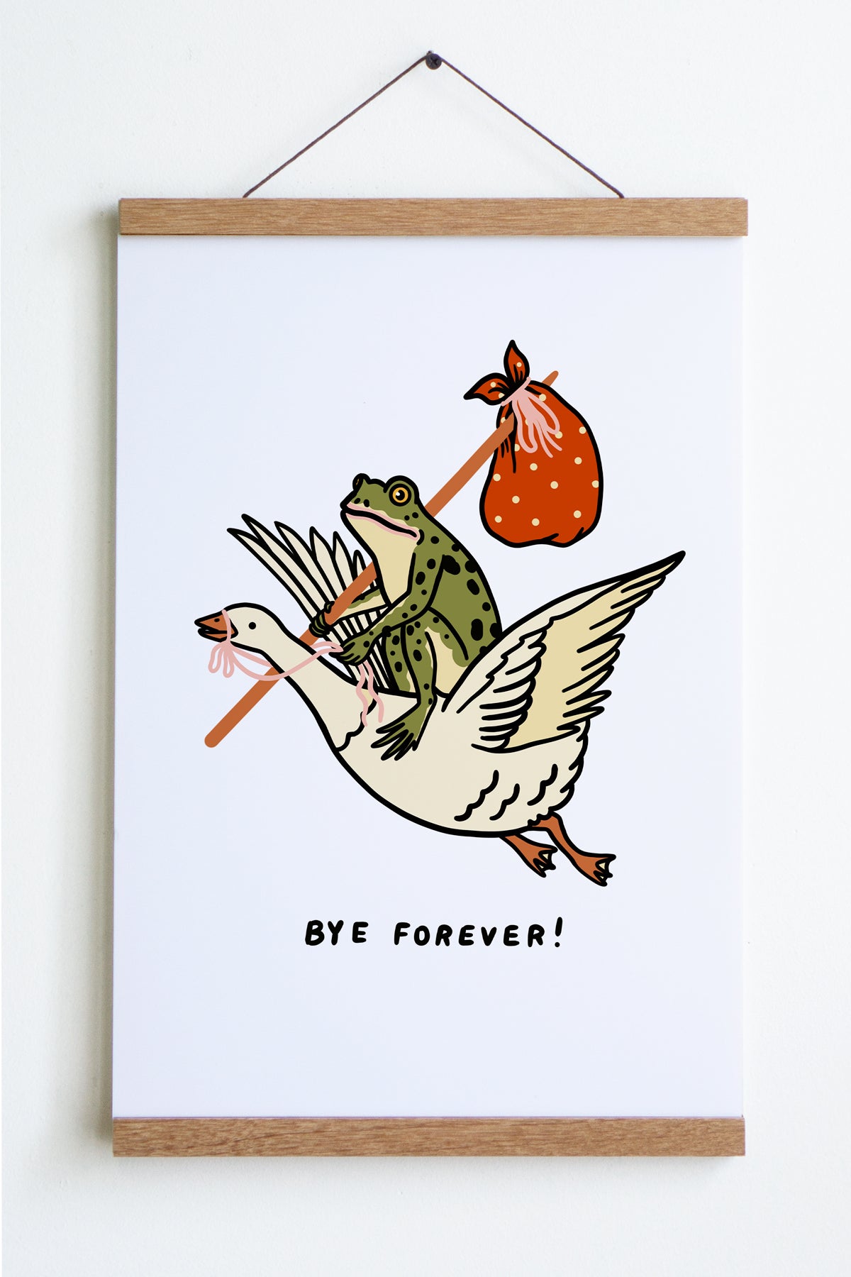 Bye Forever (Goose Ride) Print