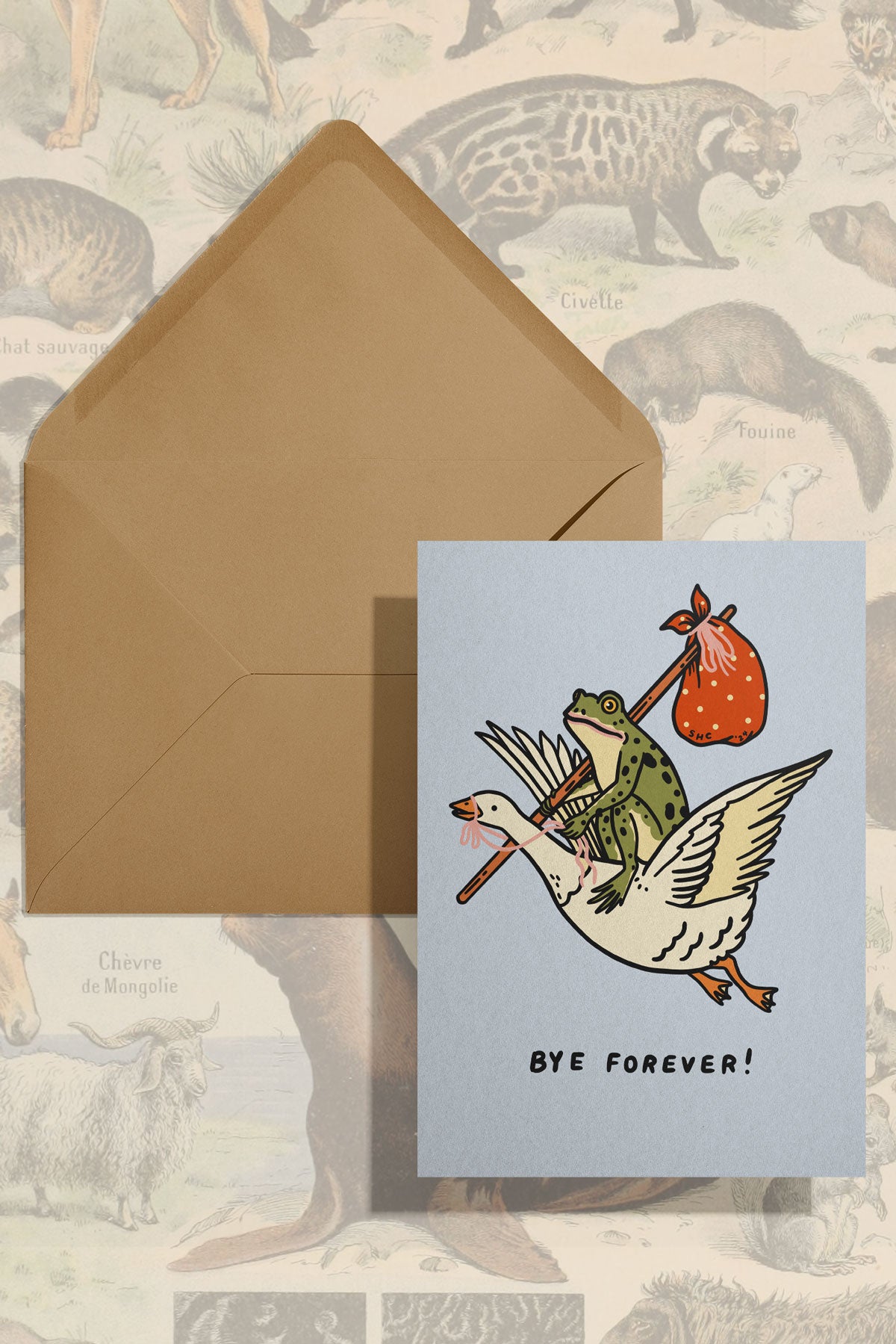 Bye Forever (Goose Ride) Card