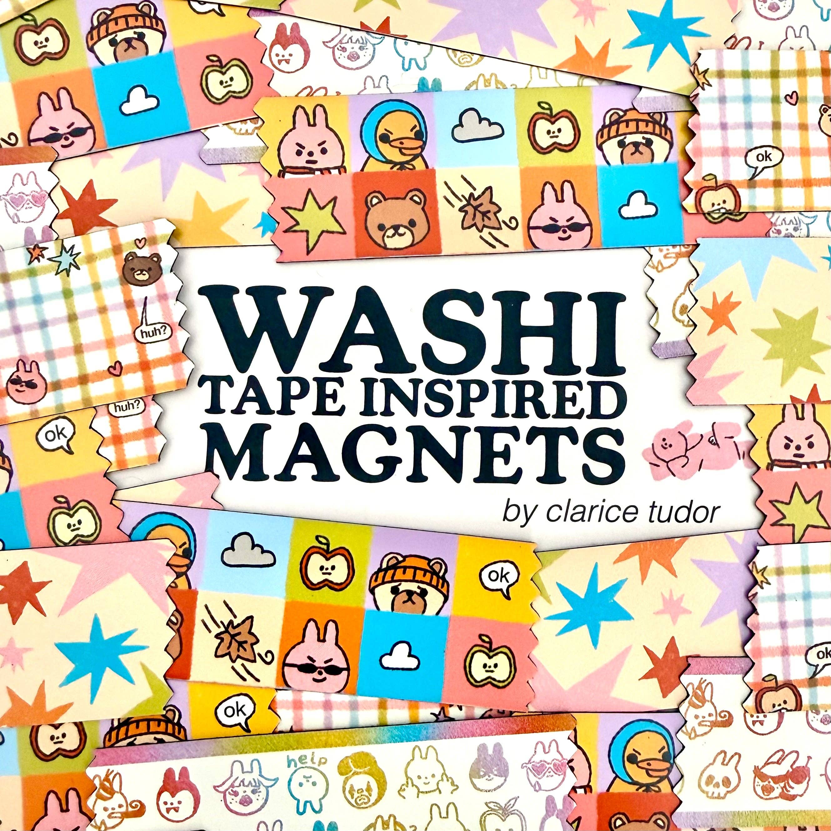Paquet d'Aimants 'Washi Tape'