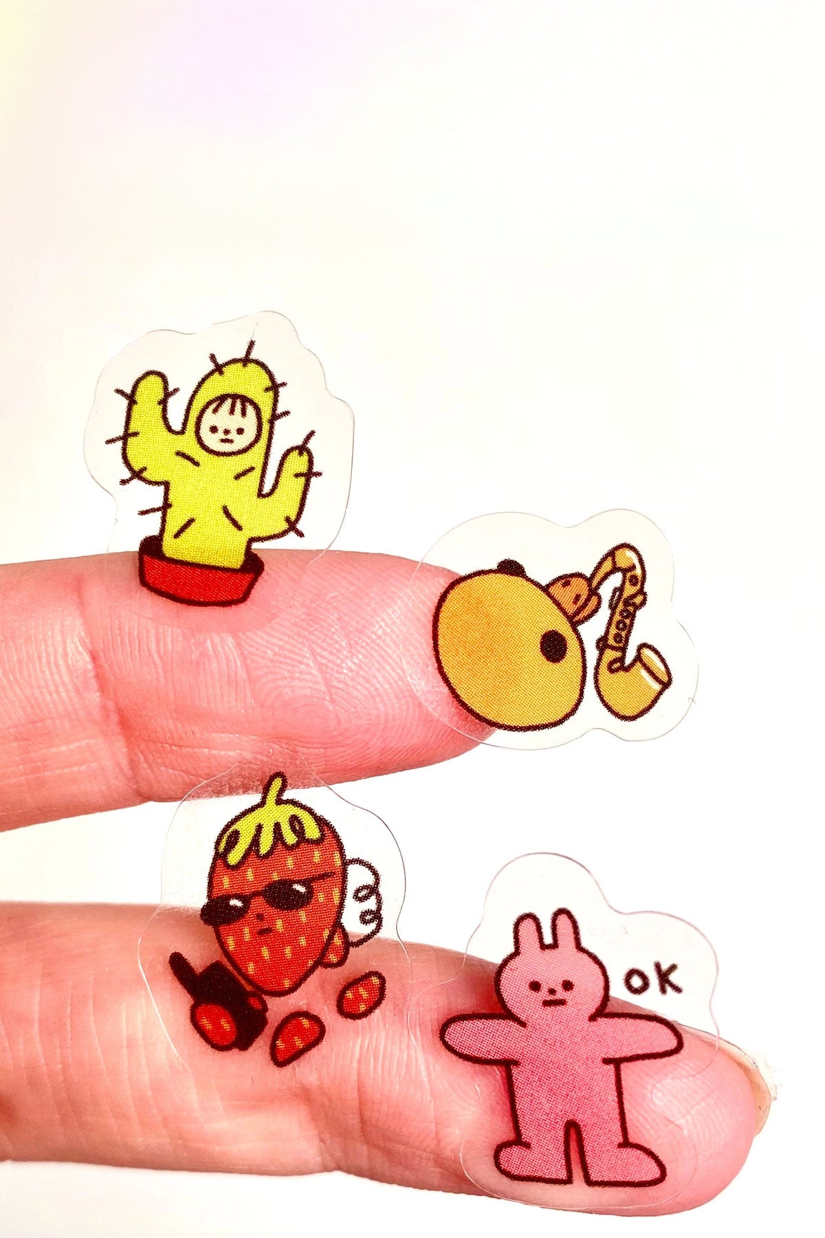 Clarice Tudor Small Guys 2 - Clear Sticker Sheet