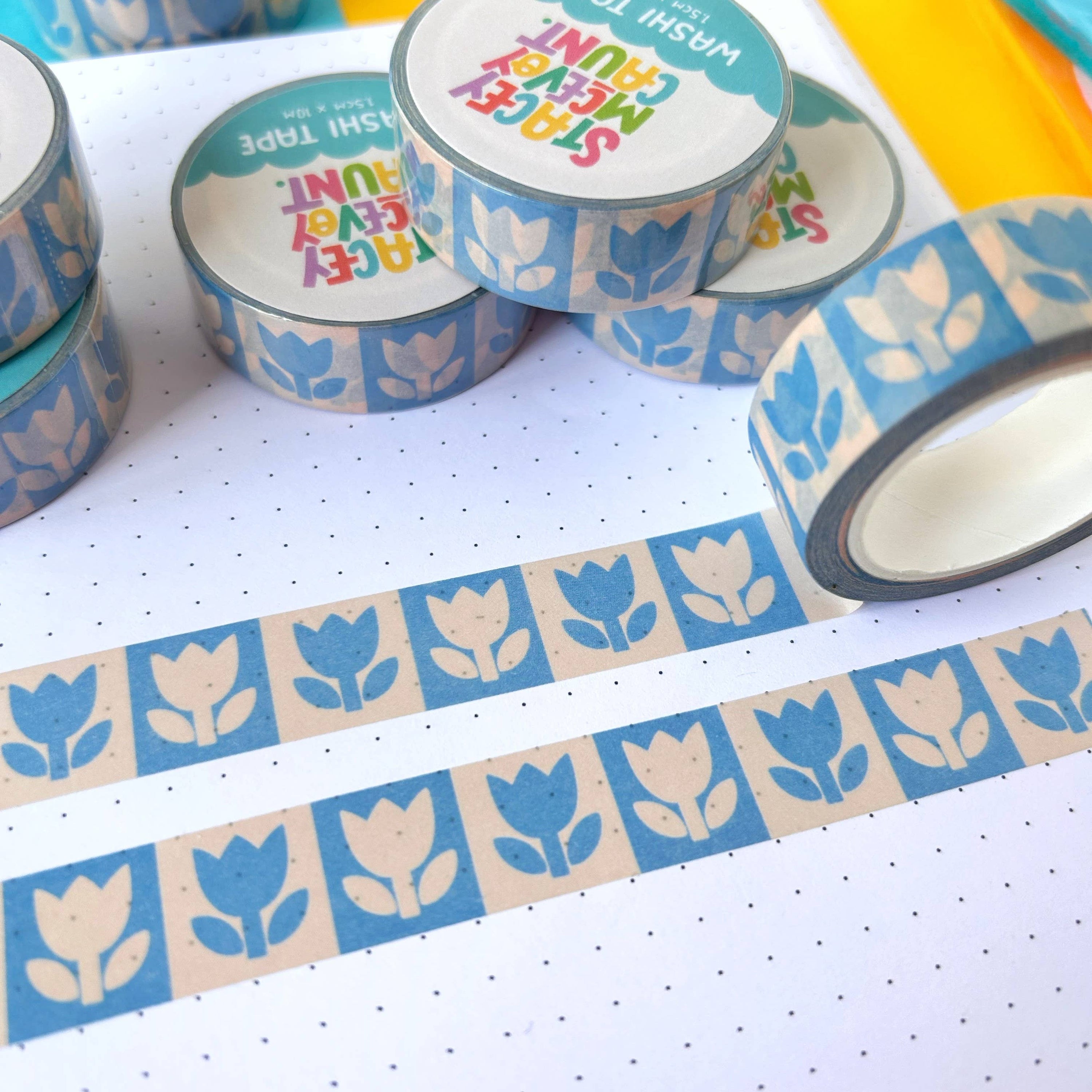 Blue Tulip Washi Tape
