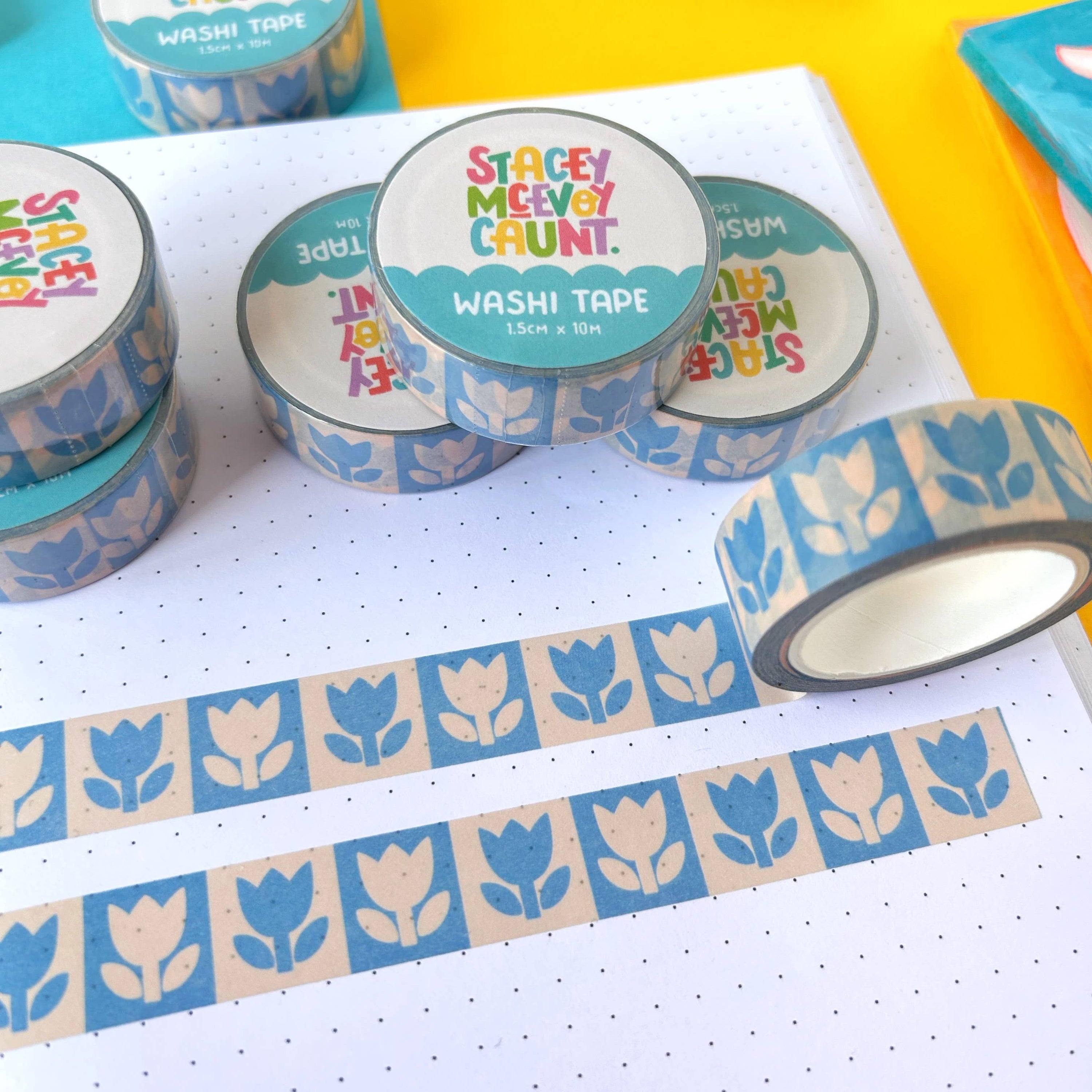 Blue Tulip Washi Tape