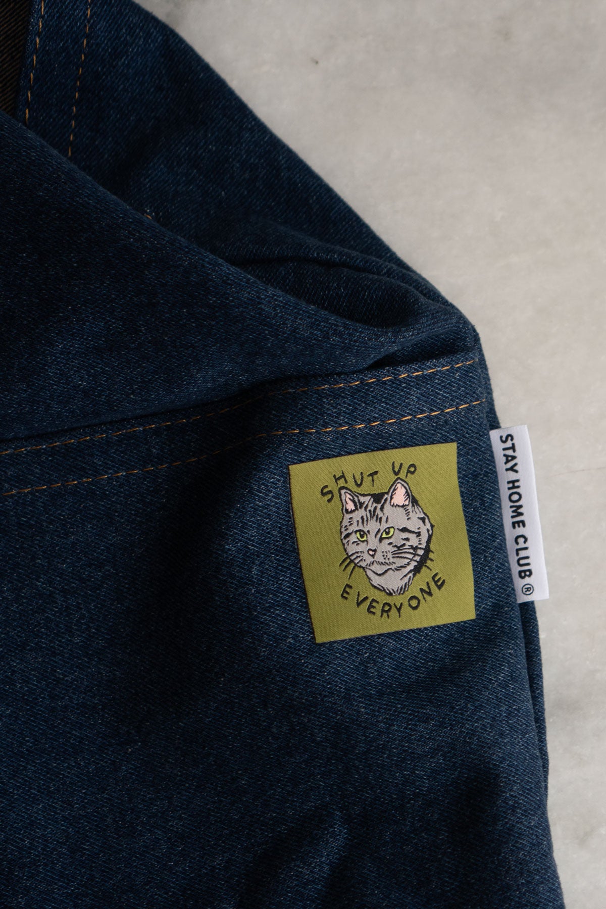 Denim Pocket Tote - Pick-Your-Patch