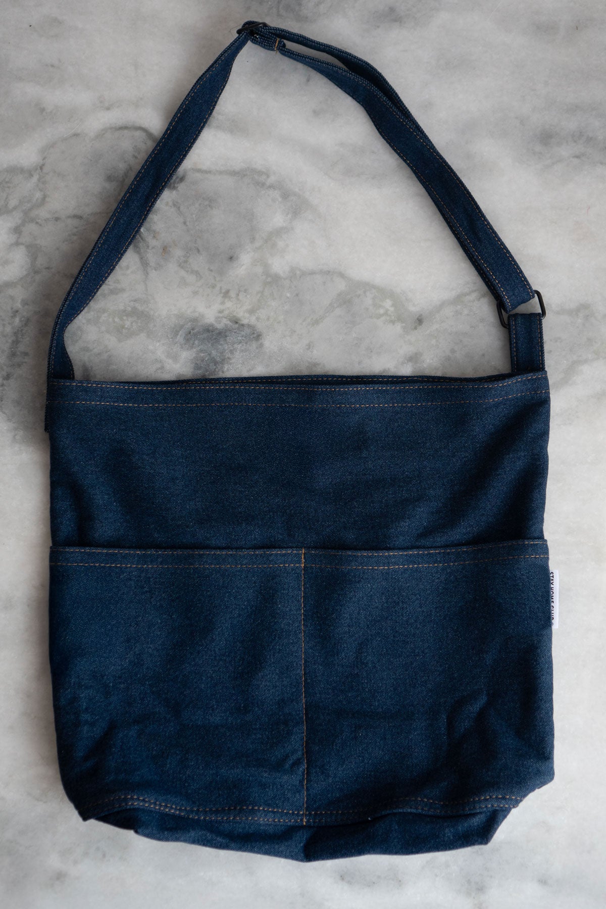 Denim Pocket Tote - Pick Your Patch